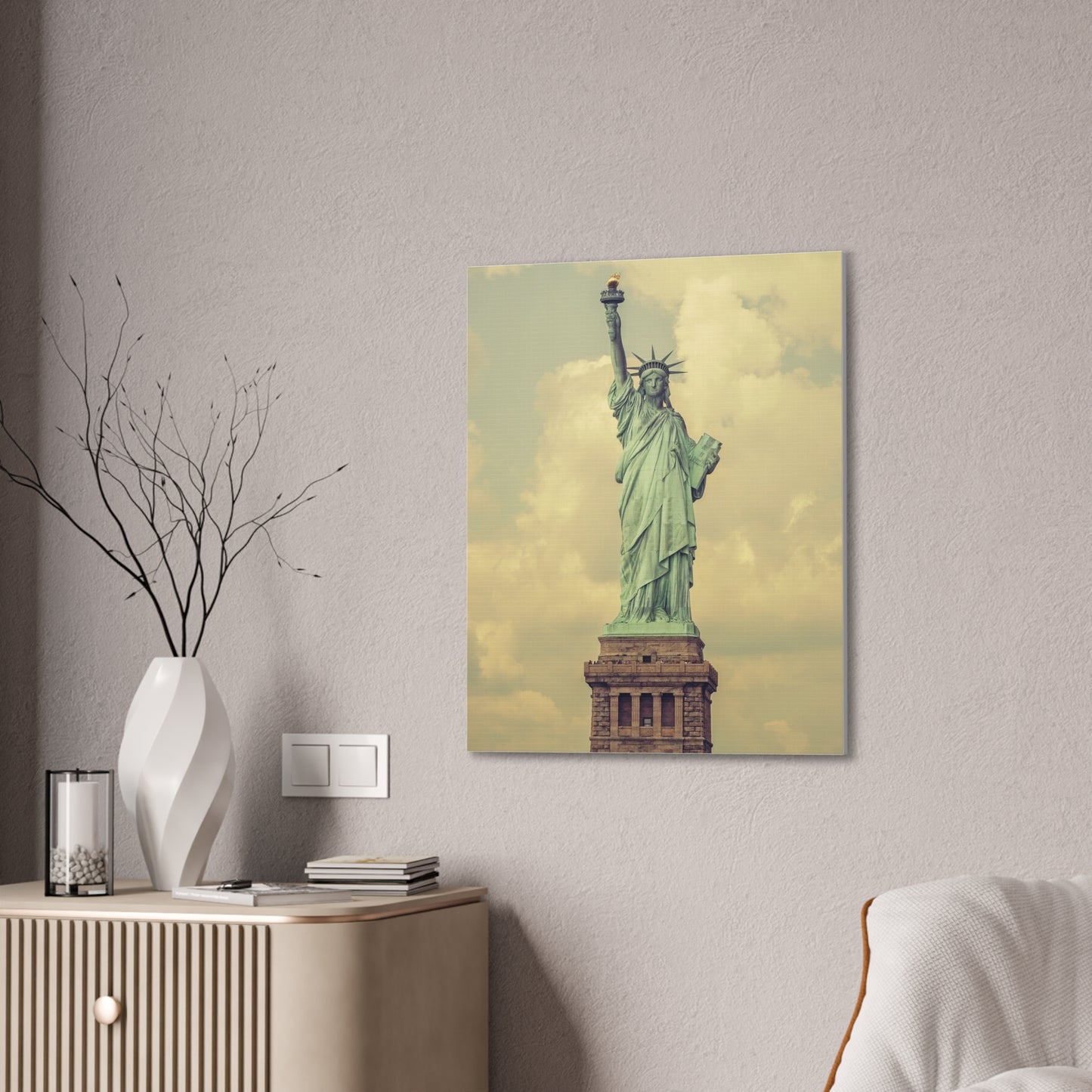 Statue of Liberty - Canvas Stretched, 0.75"