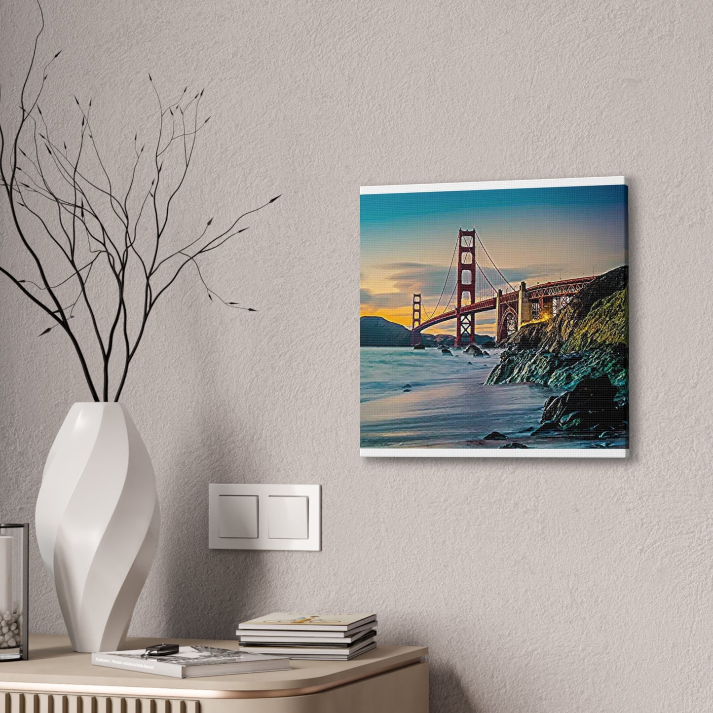 Golden Gate - Canvas Stretched, 0.75"