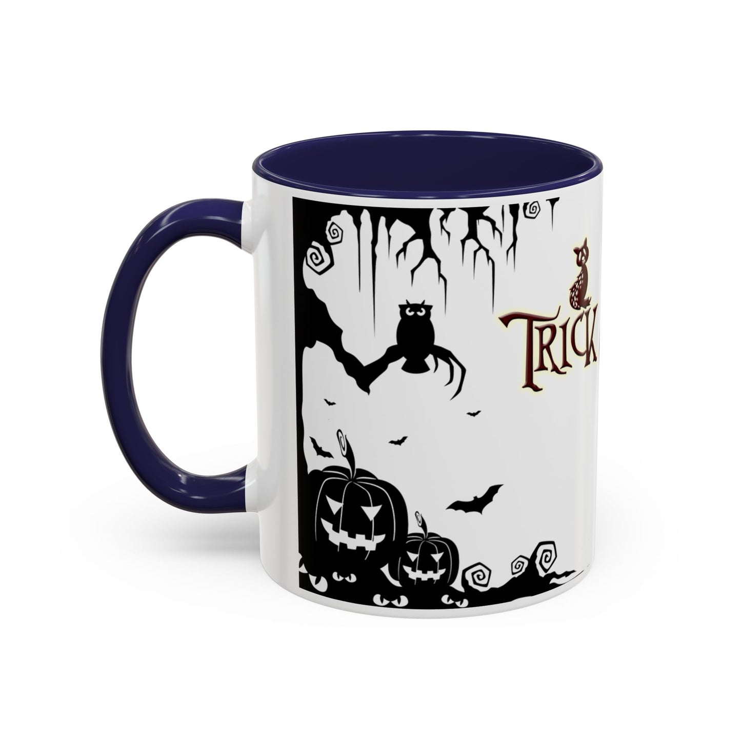 Trick or Treat -Accent Coffee Mug (11, 15oz) - Halloween