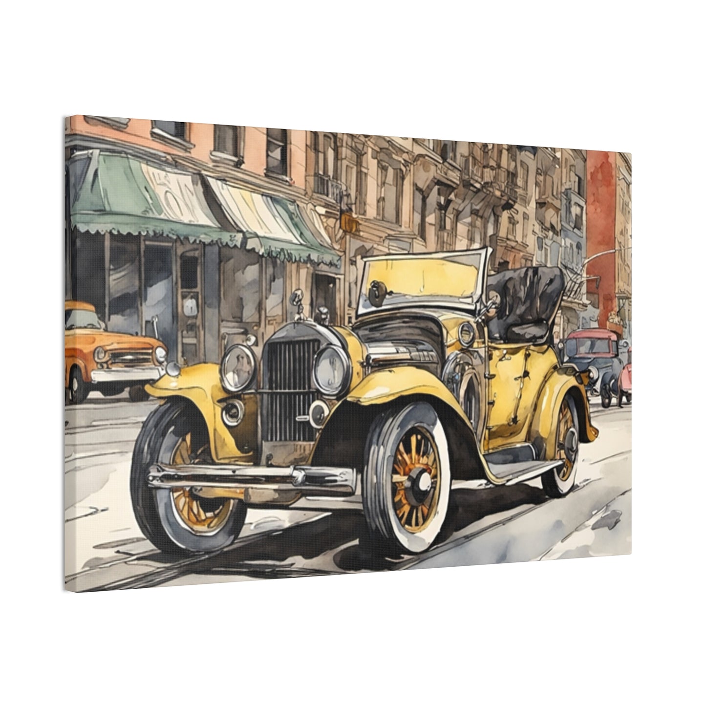 Antique Car - Canvas Stretched, 0.75" - Father's Day