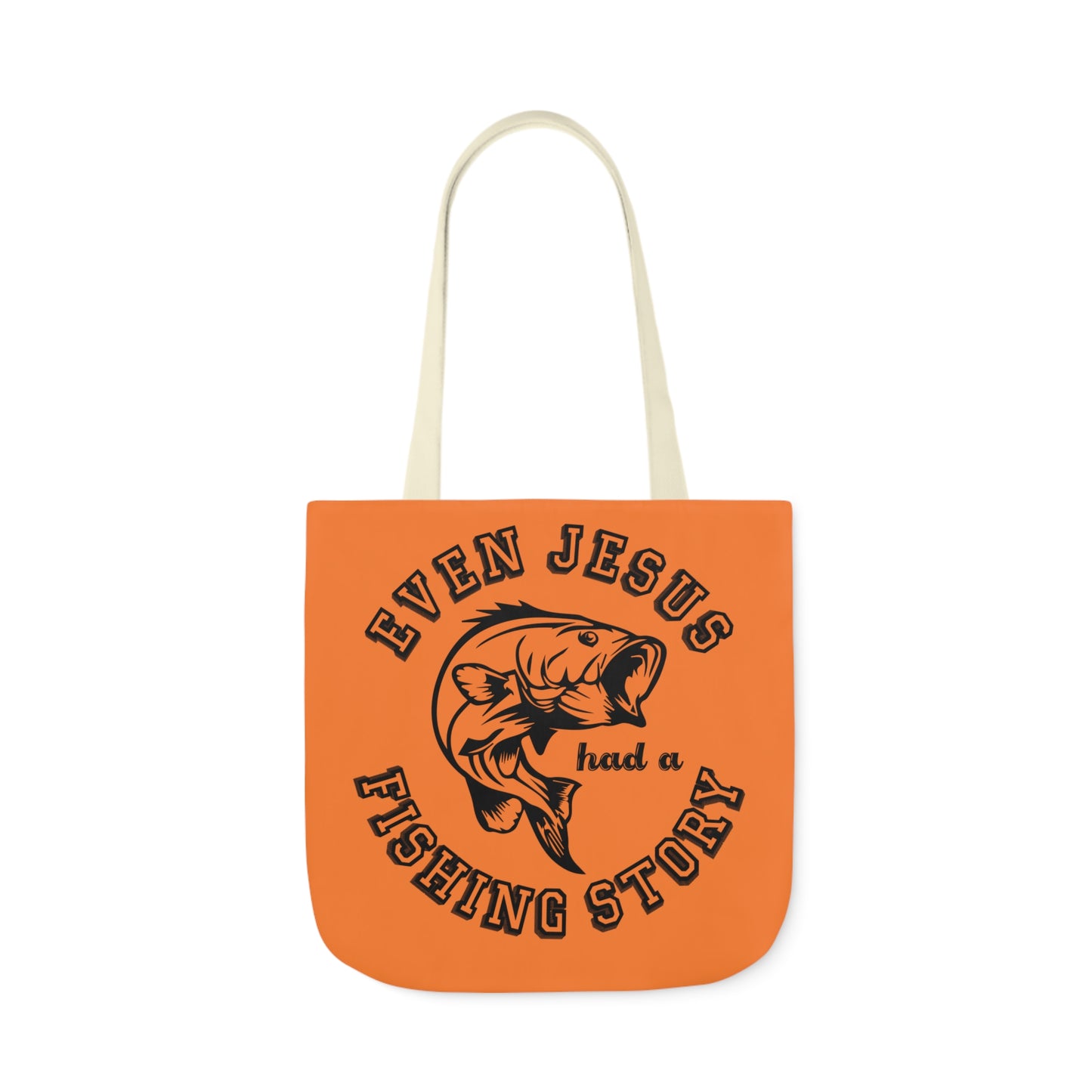 Fishing - Canvas Tote Bag, 5-Color Straps