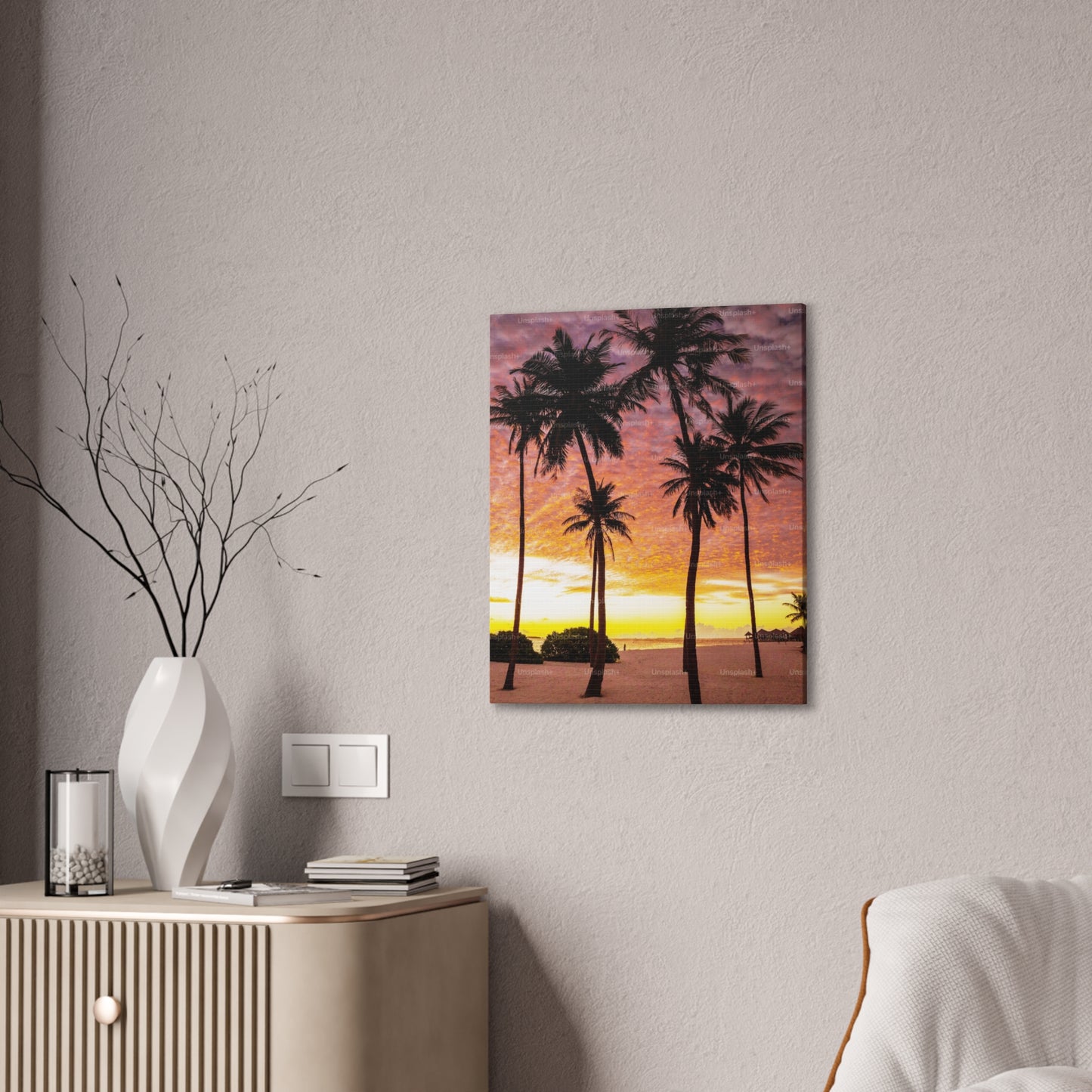 Palms - Canvas Stretched, 0.75"