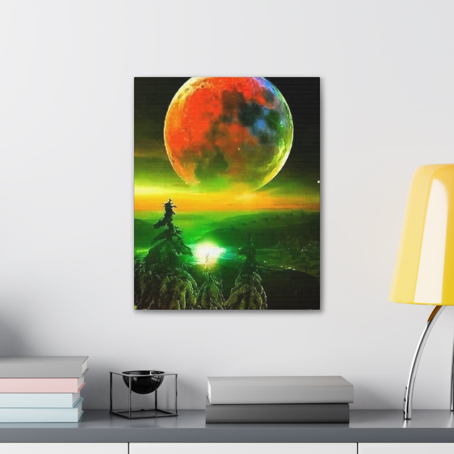 Harvest Moon - Canvas Stretched, 0.75"