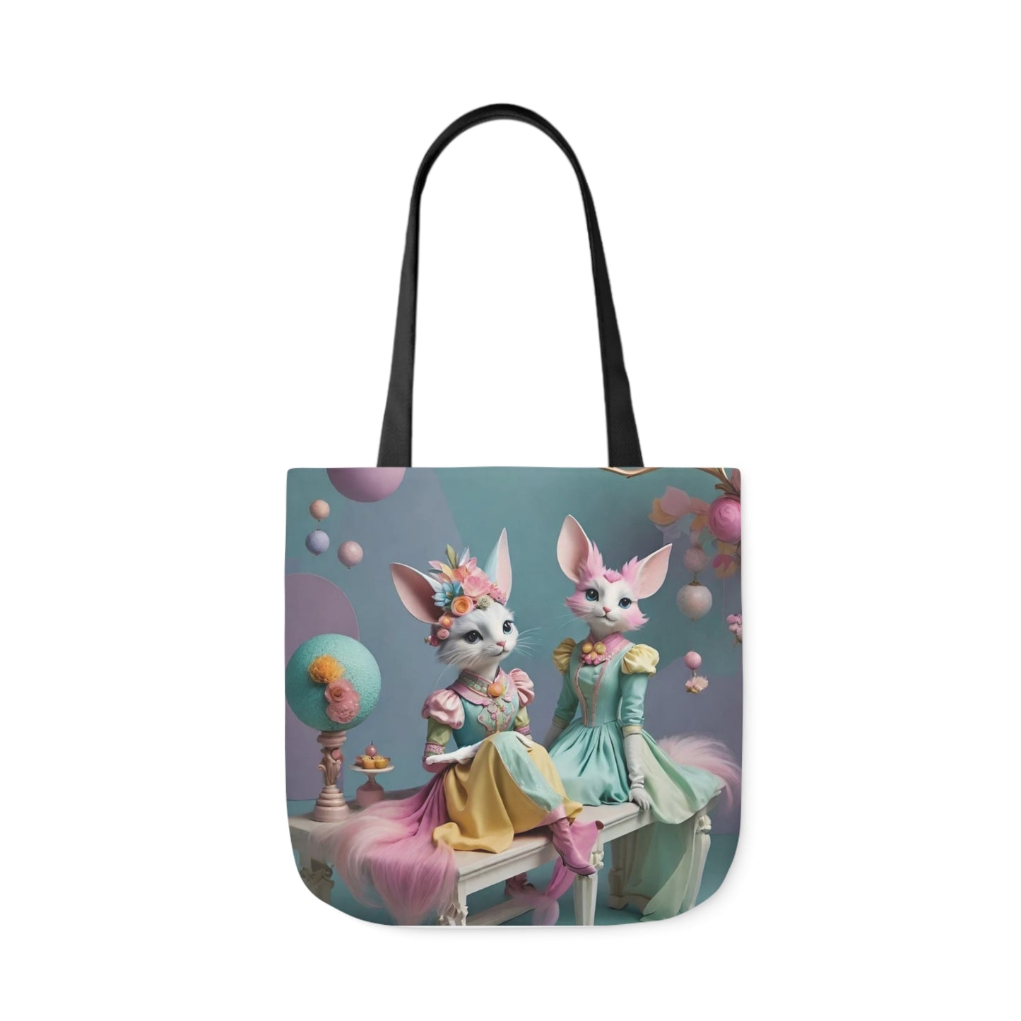 Birthday Party - Canvas Tote Bag, 5-Color Straps Easter