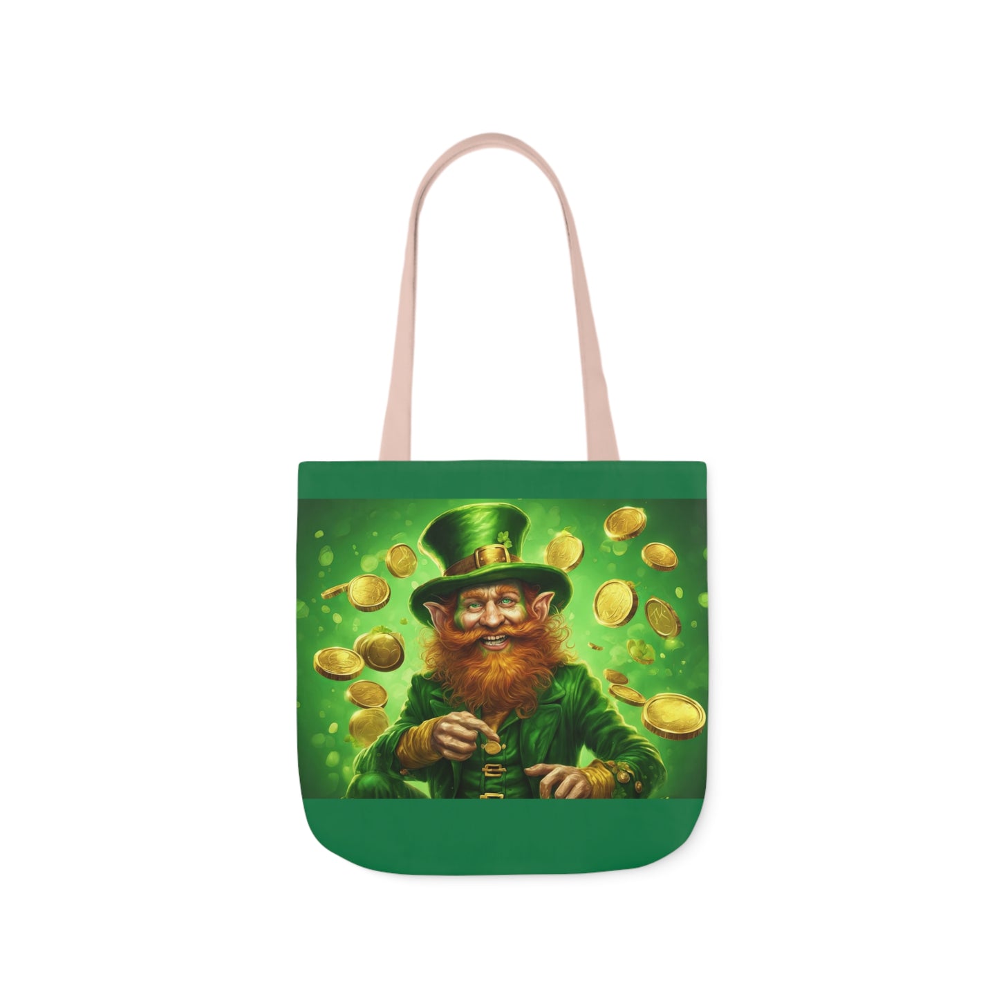 St. Patricks - Canvas Tote Bag, 5-Color Straps