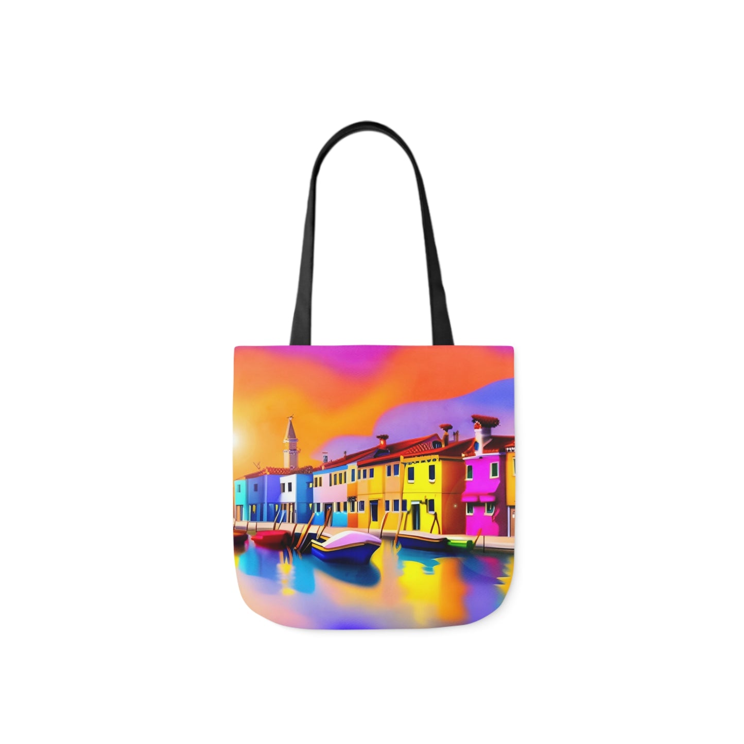 Venice - Canvas Tote Bag, 5-Color Straps