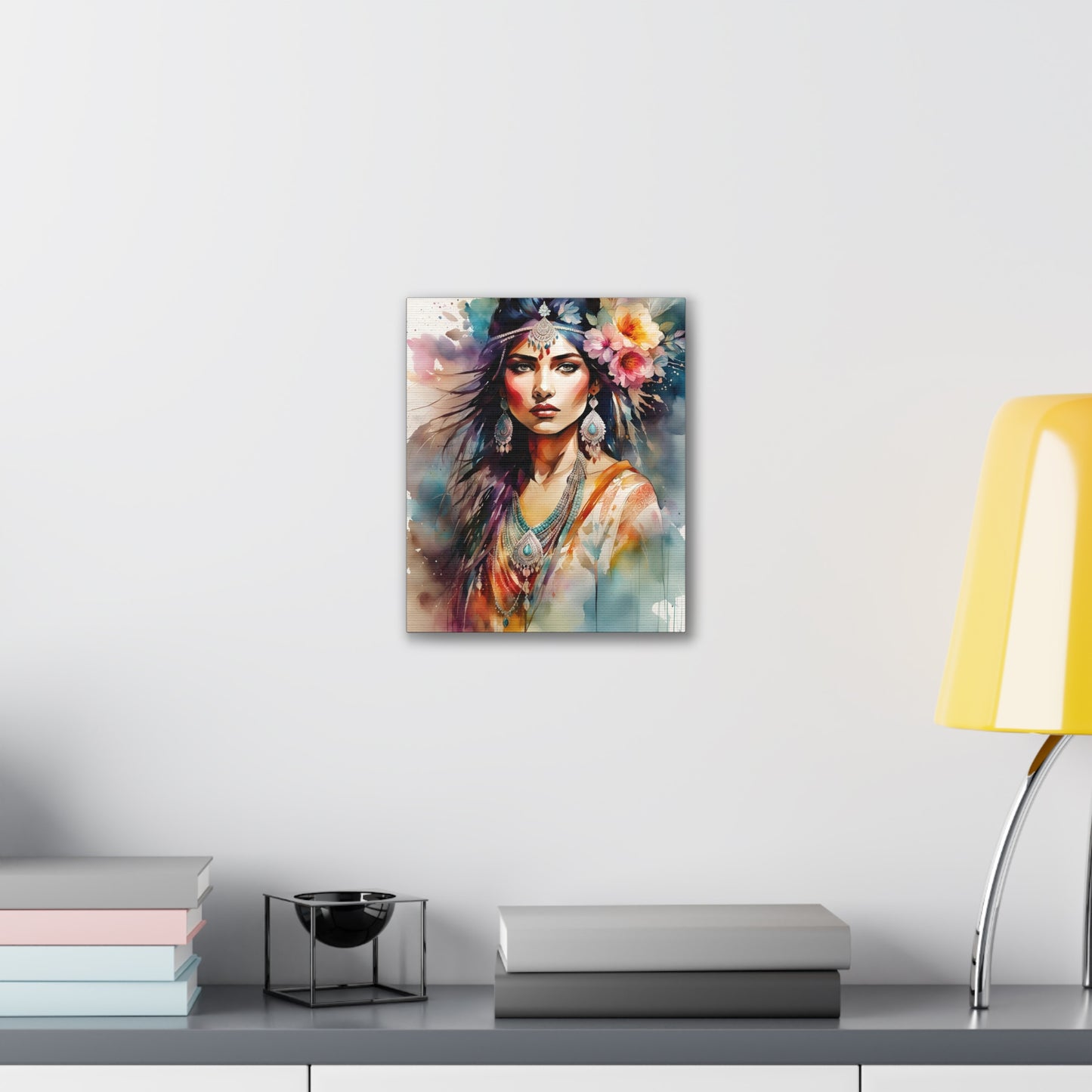 Indian Maiden - Canvas Stretched, 0.75" - 2026 Wall Art - Individuals