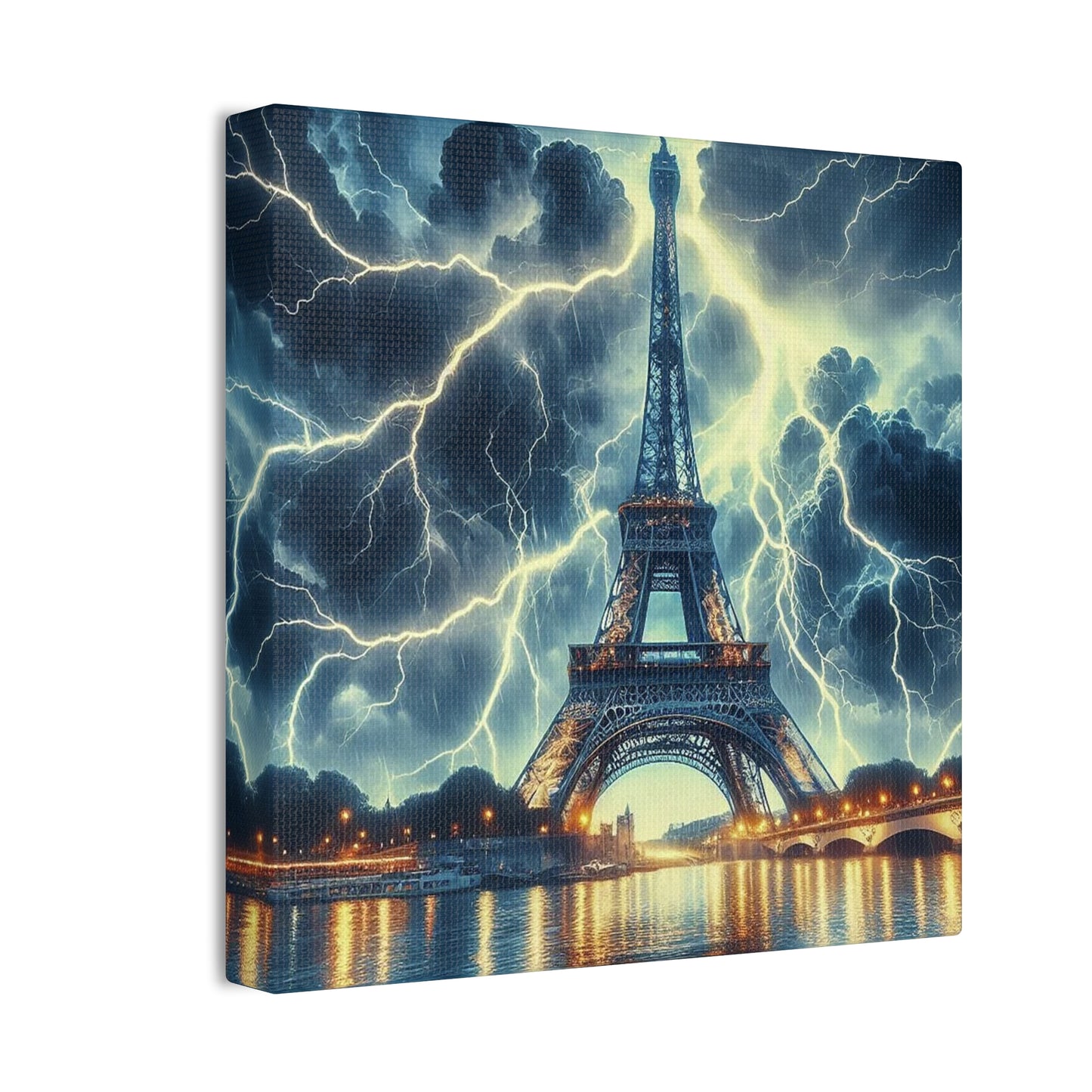 Eiffel Tower - Canvas Stretched, 0.75"