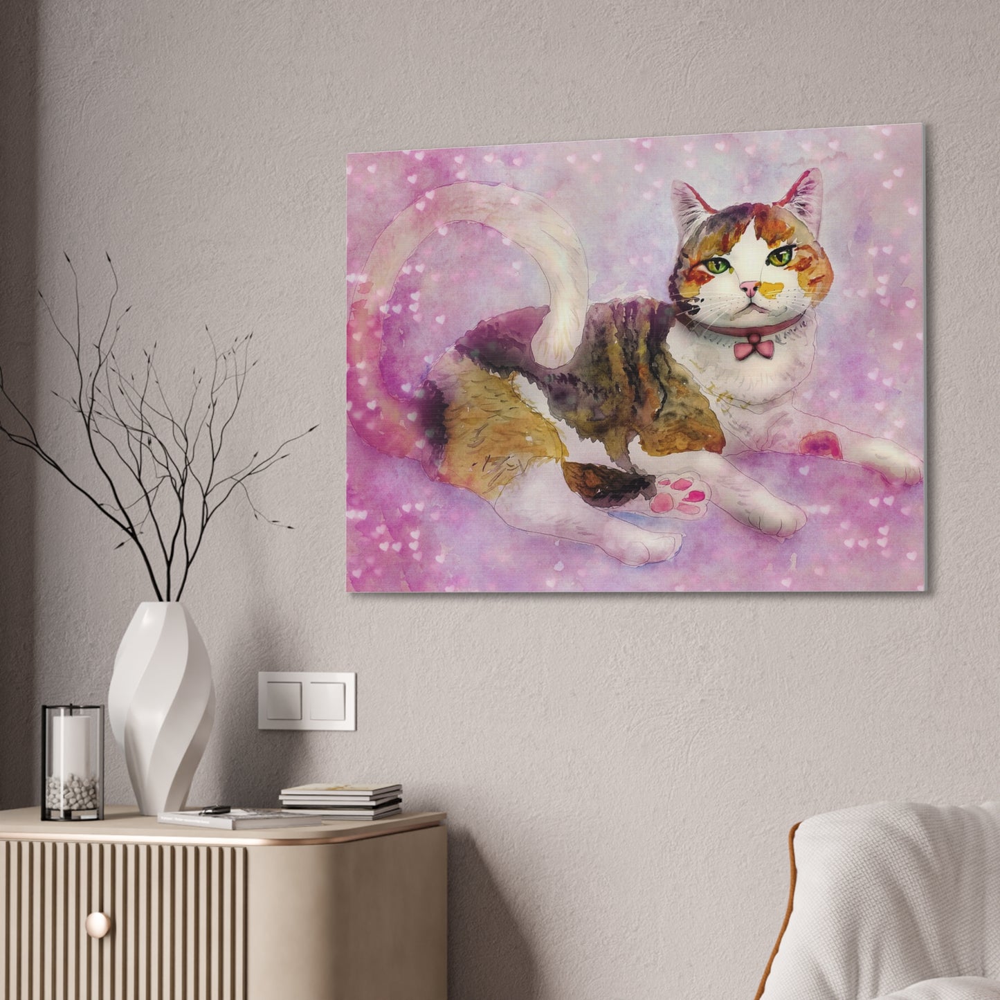 Pretty Kitty - Canvas Stretched, 0.75"