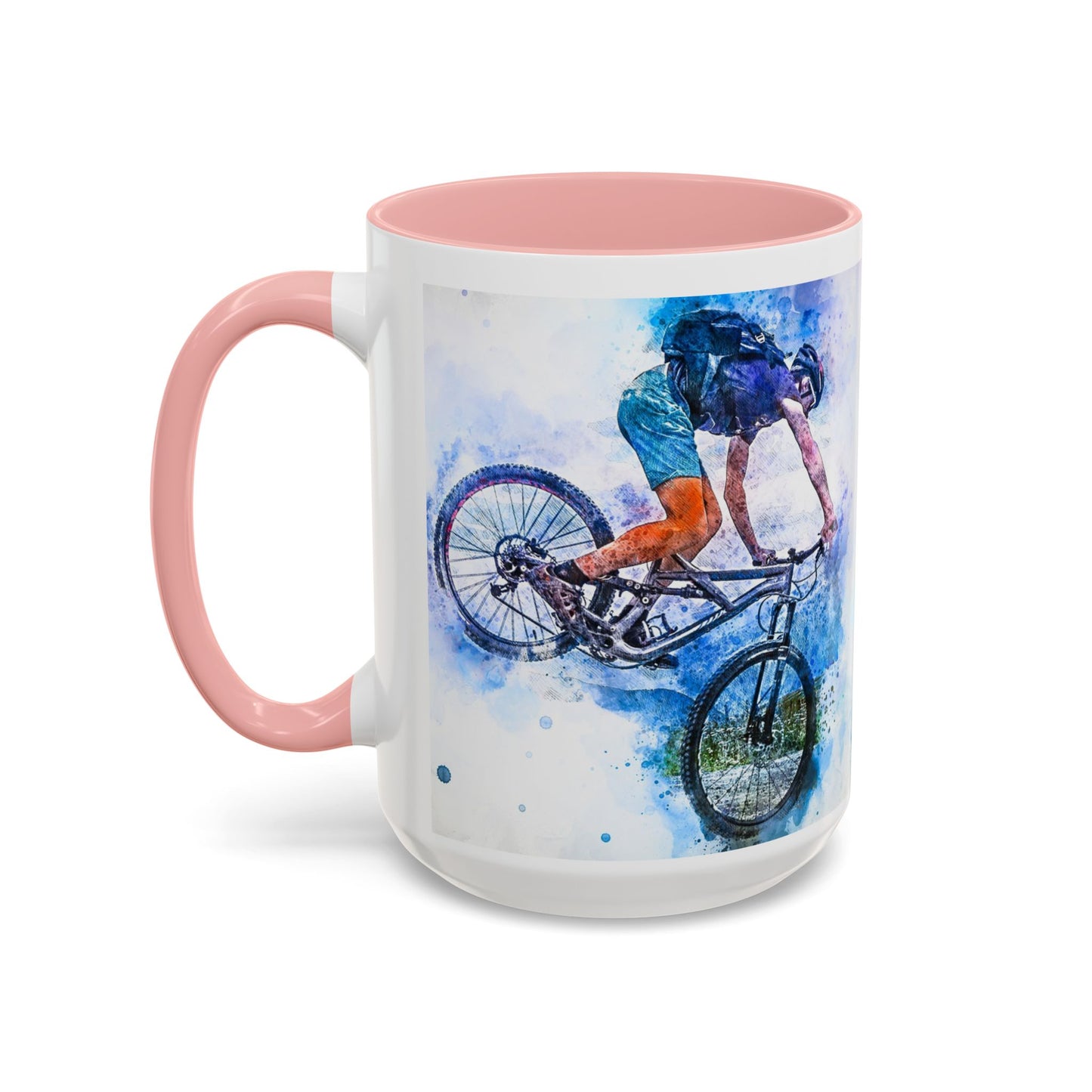 Mountain Bike - Accent Coffee Mug (11, 15oz)