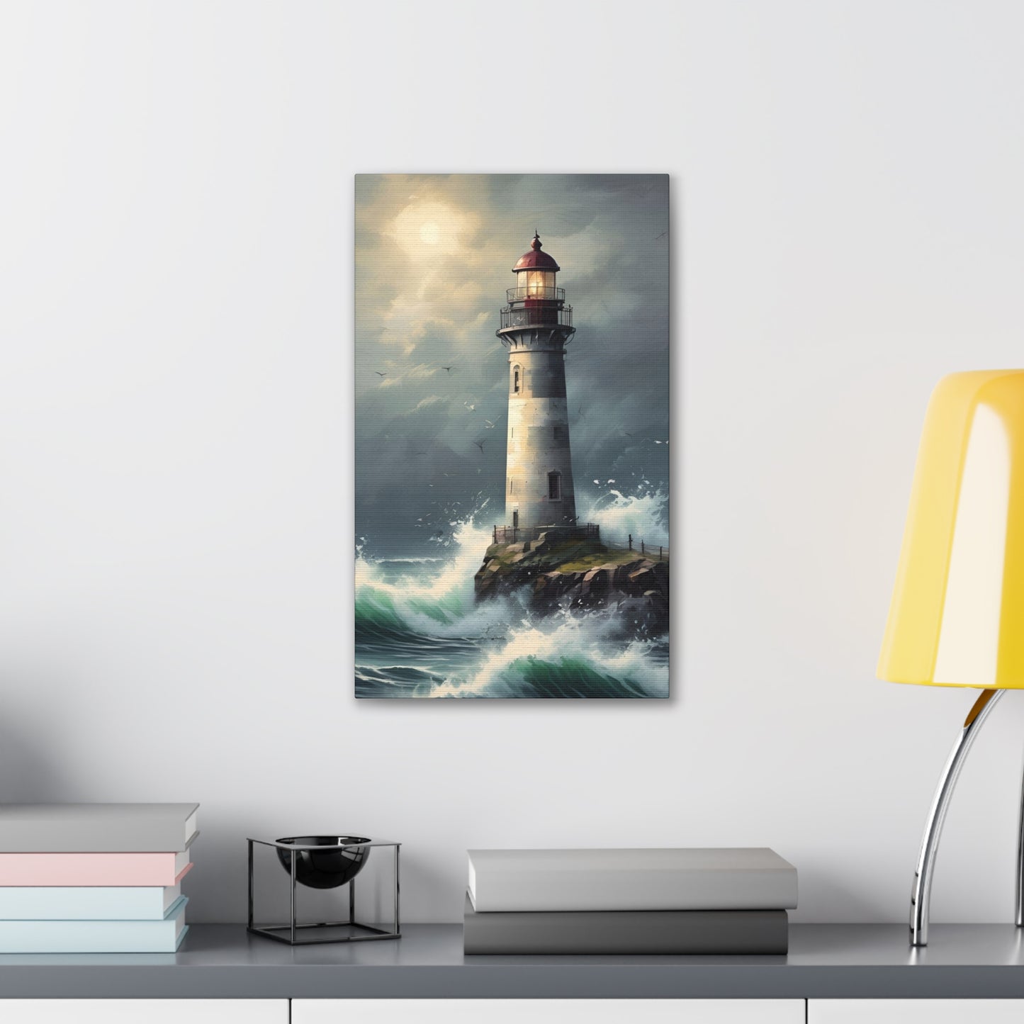 Light House - Canvas Stretched, 0.75"