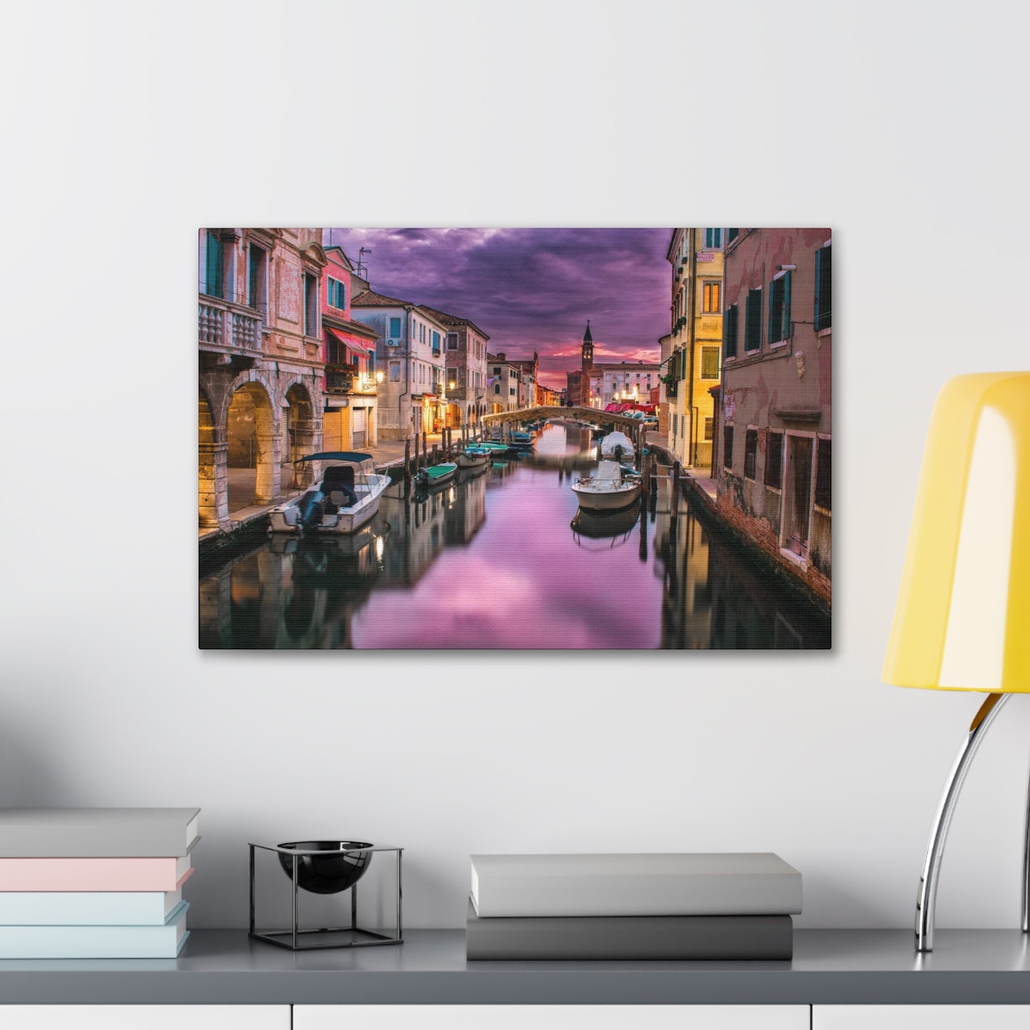 Venice Canal - Canvas Stretched, 0.75"