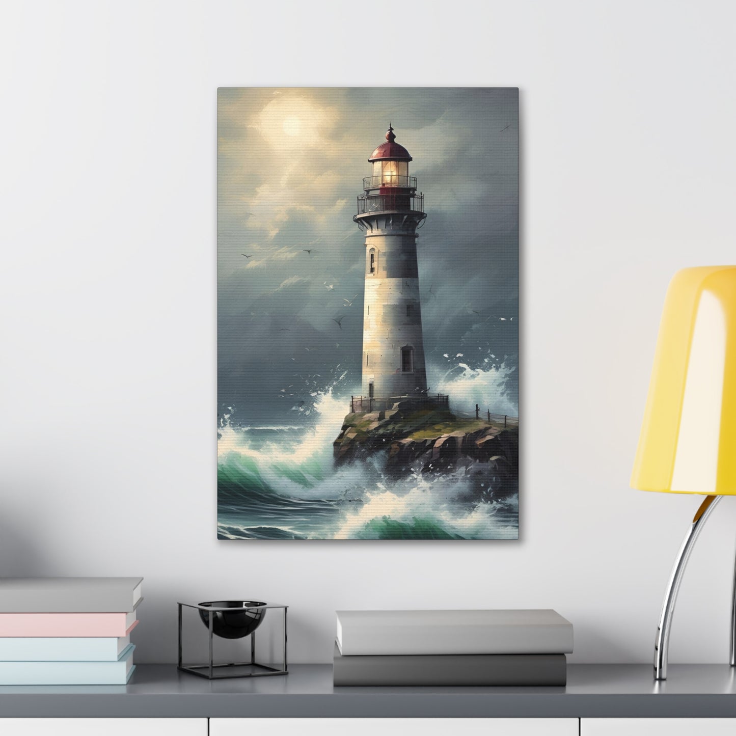 Light House - Canvas Stretched, 0.75"