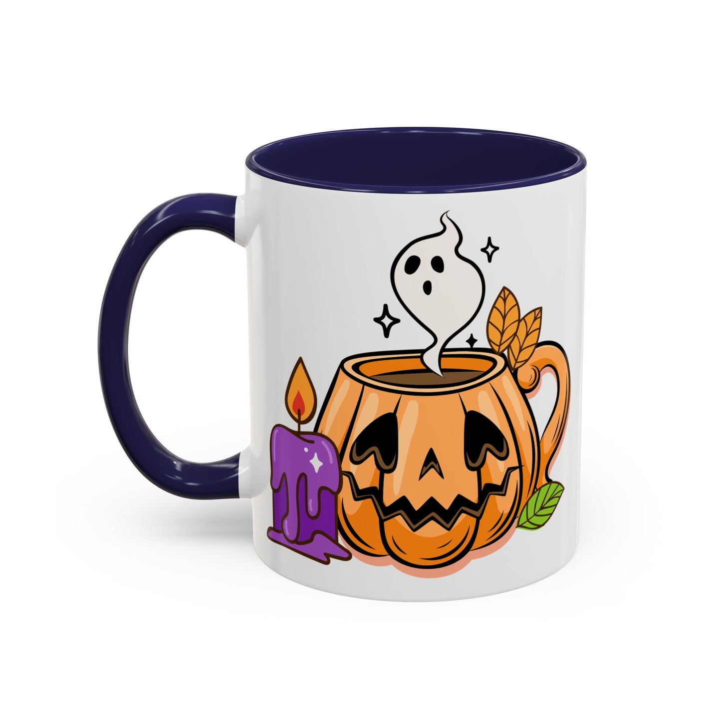 Pumpkin Spice - Accent Coffee Mug (11, 15oz) - Halloween