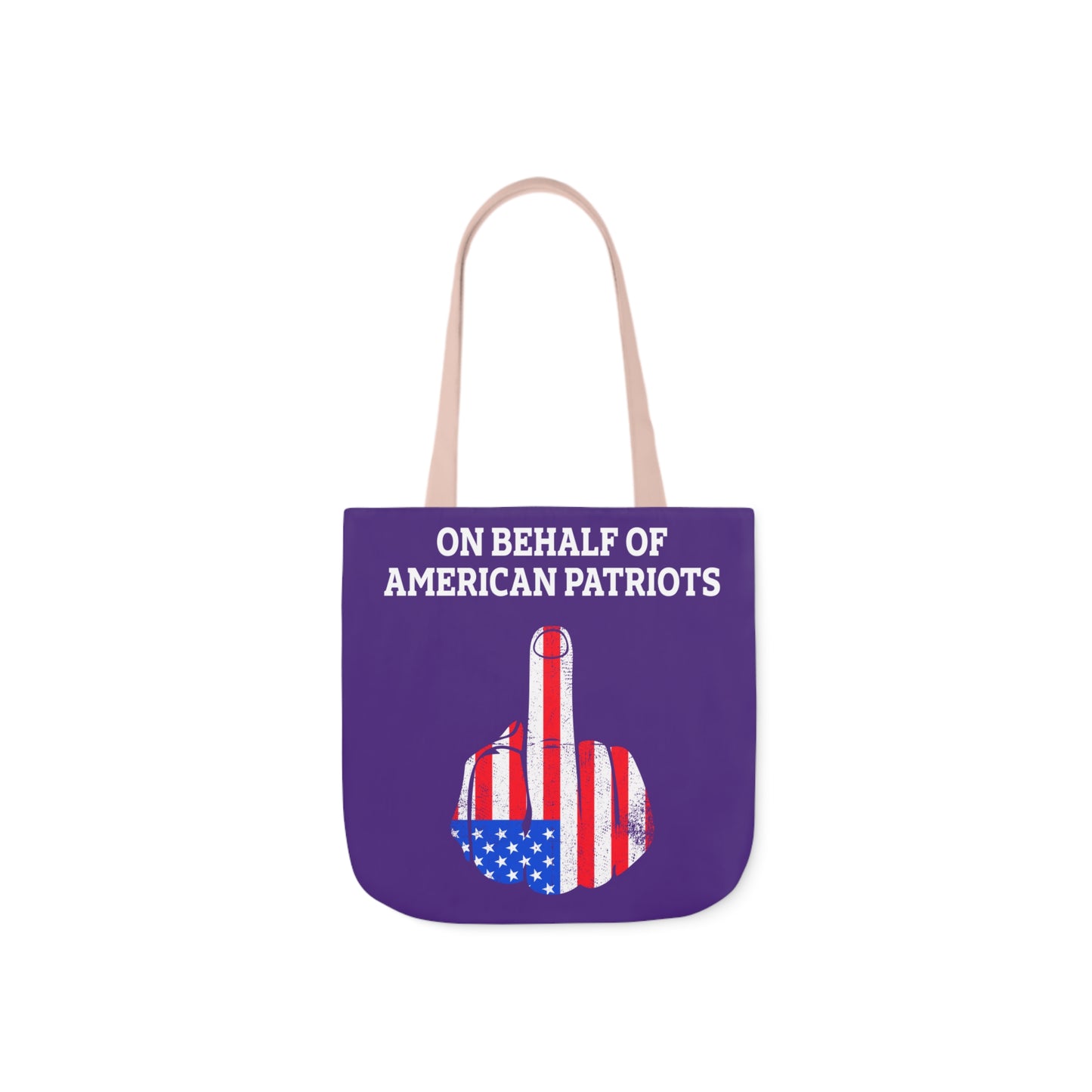 On Behalf - Canvas Tote Bag, 5-Color Straps veterans - Patriotic