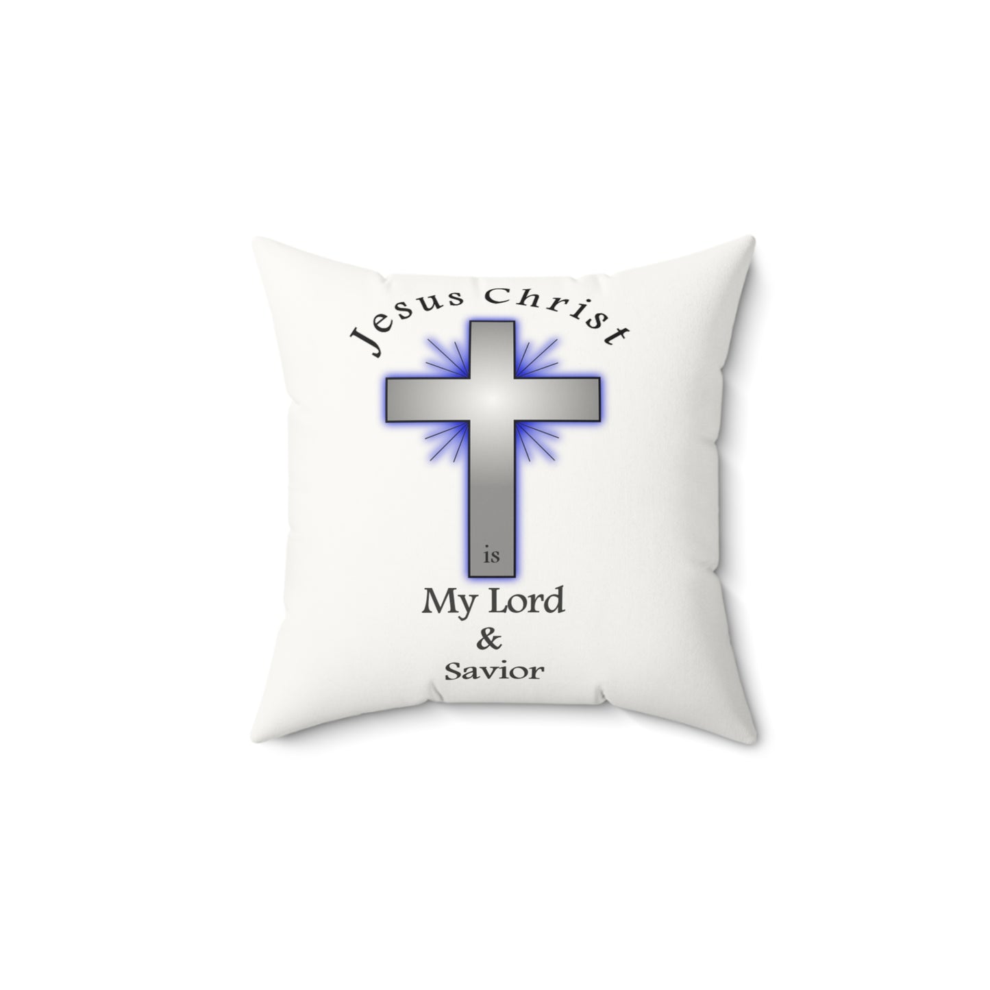 My Lord and Savior - Faux Suede Square Pillow - Easter - Mother's Day - Father's Day