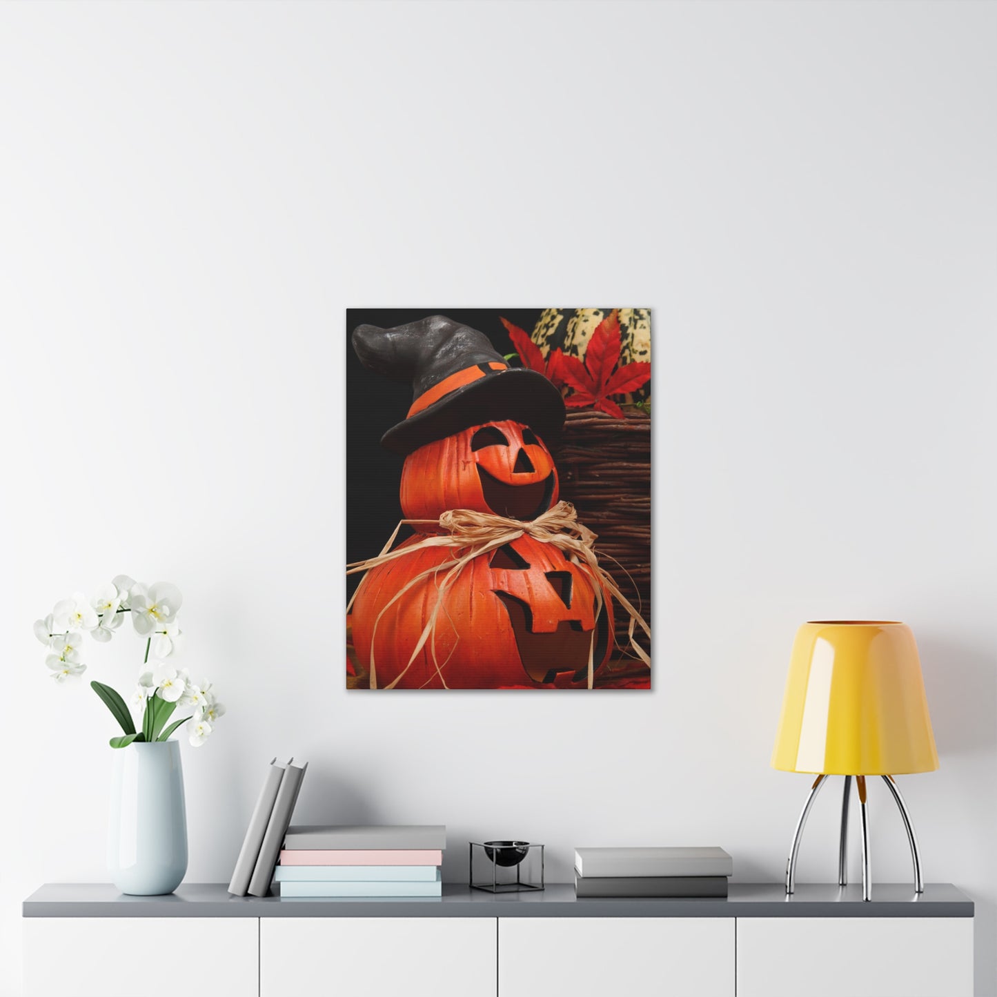 Pumpkins - Canvas Stretched, 0.75" - Halloween