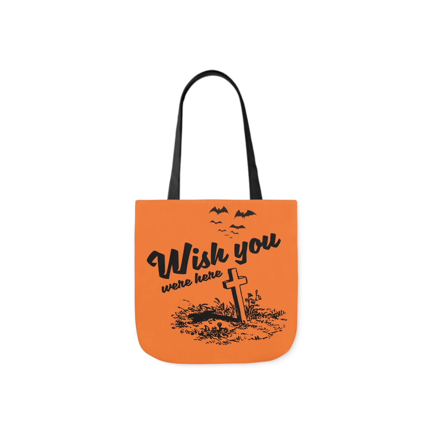 Wish you were here - Canvas Tote Bag, 5-Color Straps - Halloween