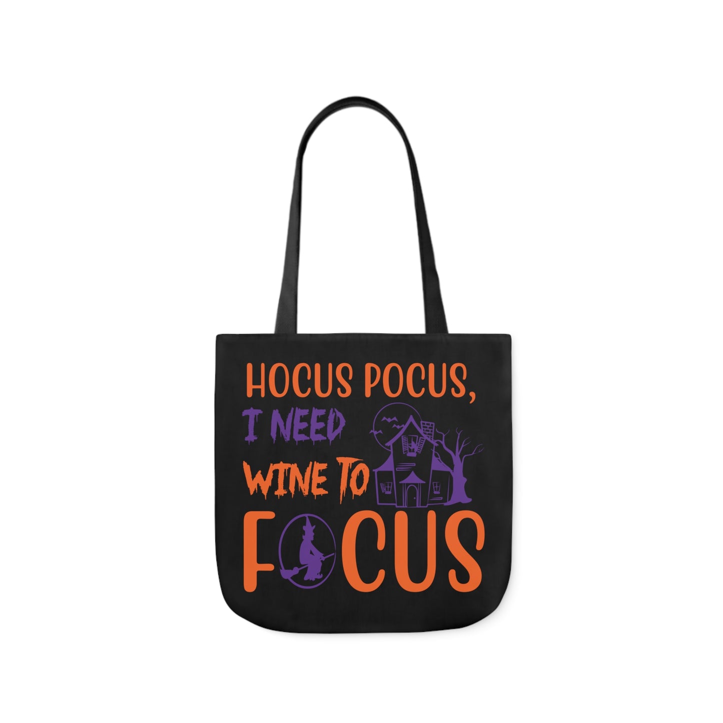 Hocus Pocus - Canvas Tote Bag, 5-Color Straps - Halloween