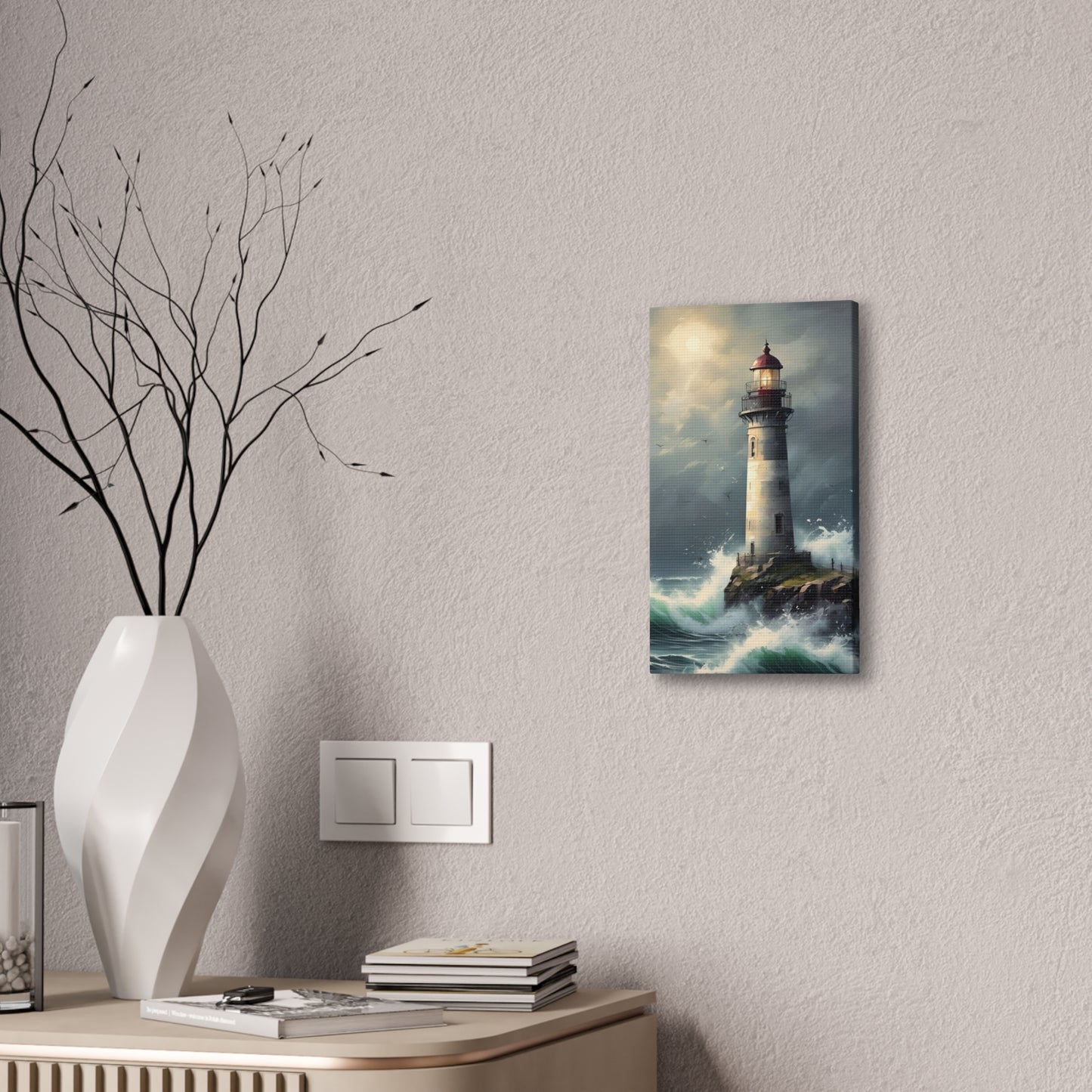 Light House - Canvas Stretched, 0.75"