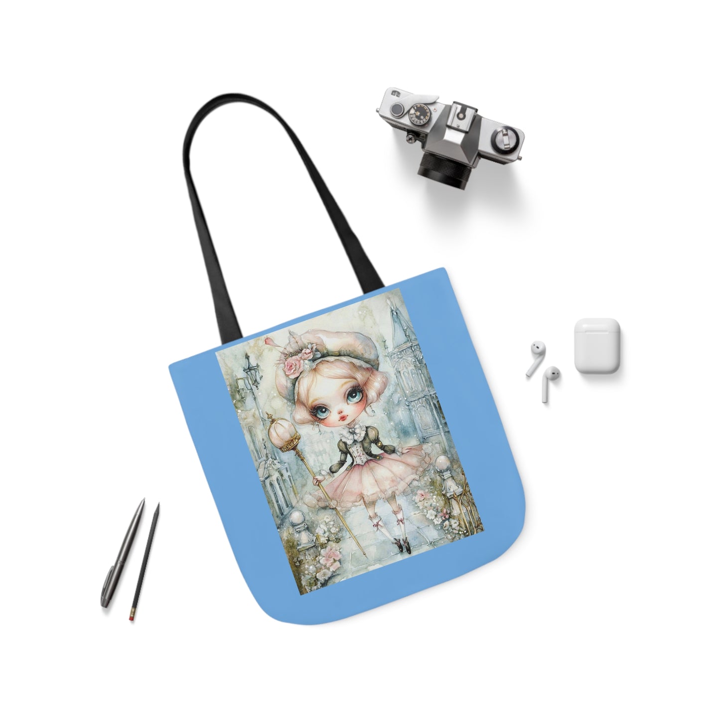 Tiny Dancer - Canvas Tote Bag, 5-Color Straps