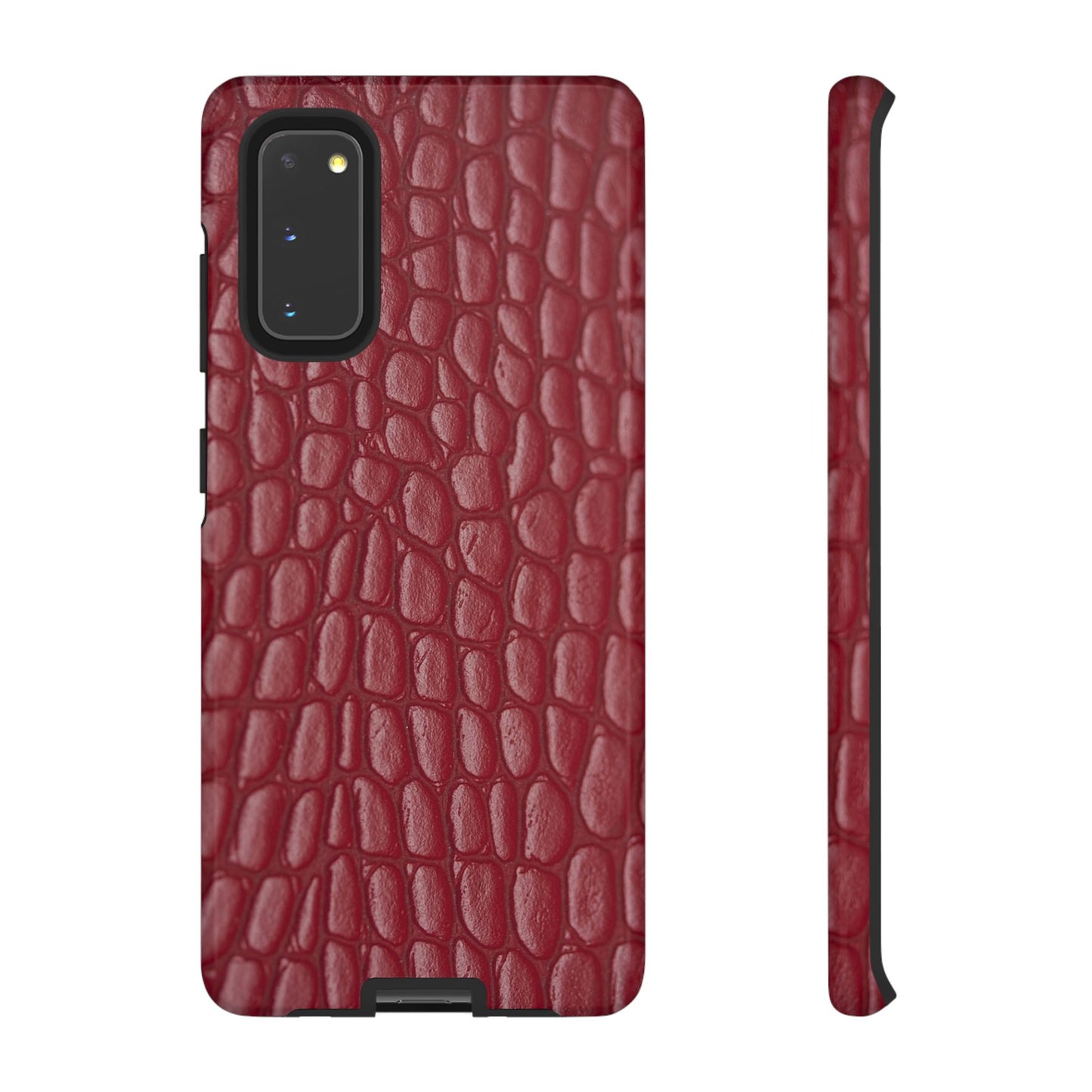 Red Leather - Tough Cases - Whimsical Phone Cases