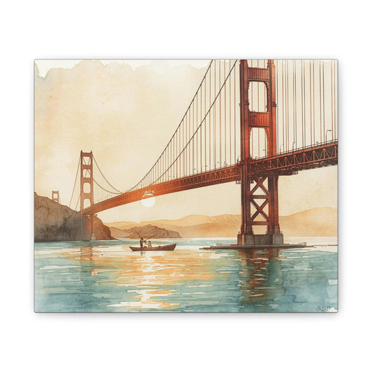 Golden Gate Bridge - Canvas Stretched, 0.75" - Wall Art 2026 - Places