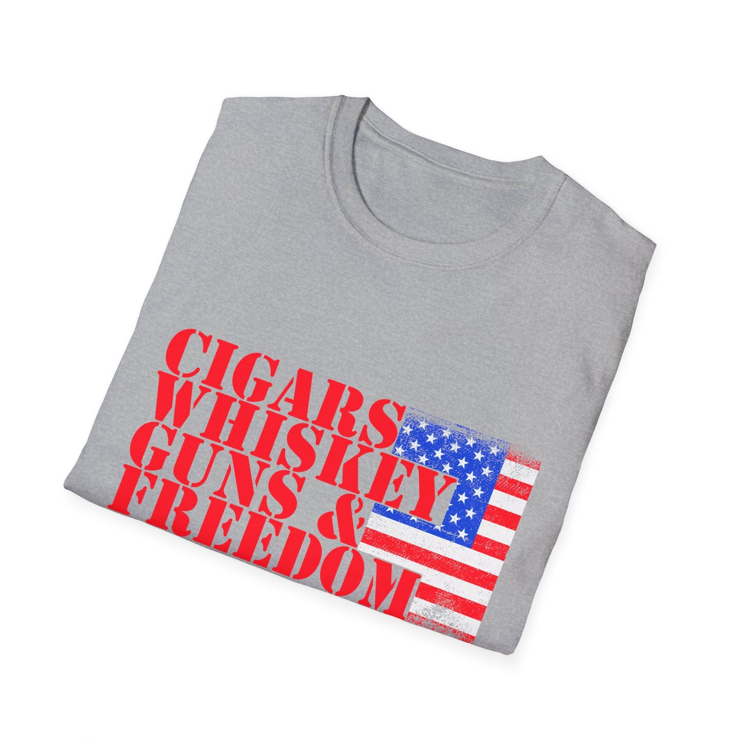 Cigars and Whisky - Unisex Softstyle T-Shirt