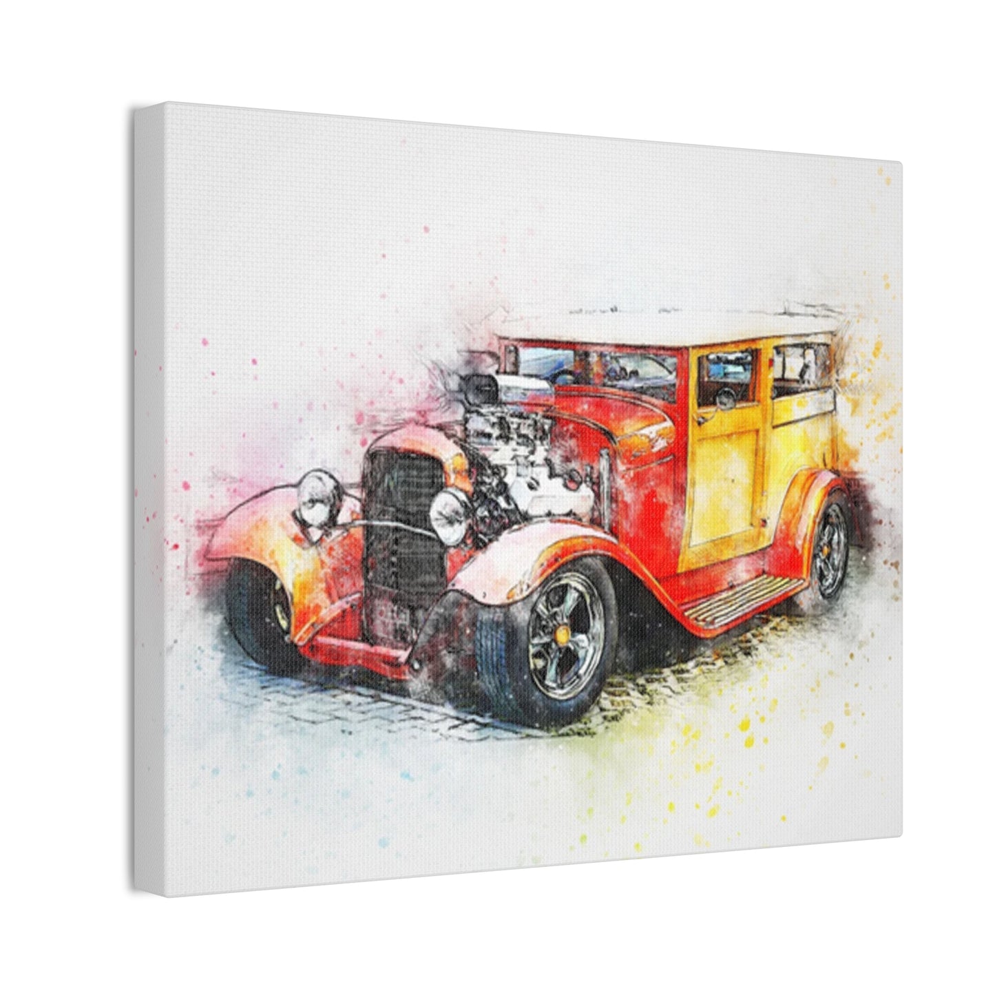 Hot Rod - Canvas Stretched, 0.75" - Father's Day