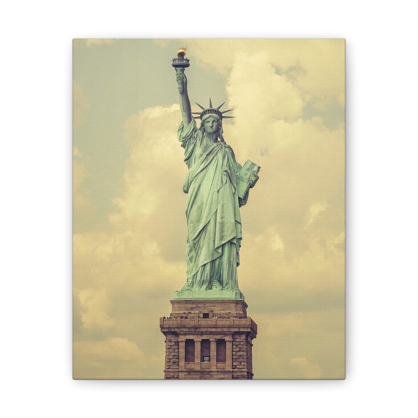 Statue of Liberty - Canvas Stretched, 0.75"