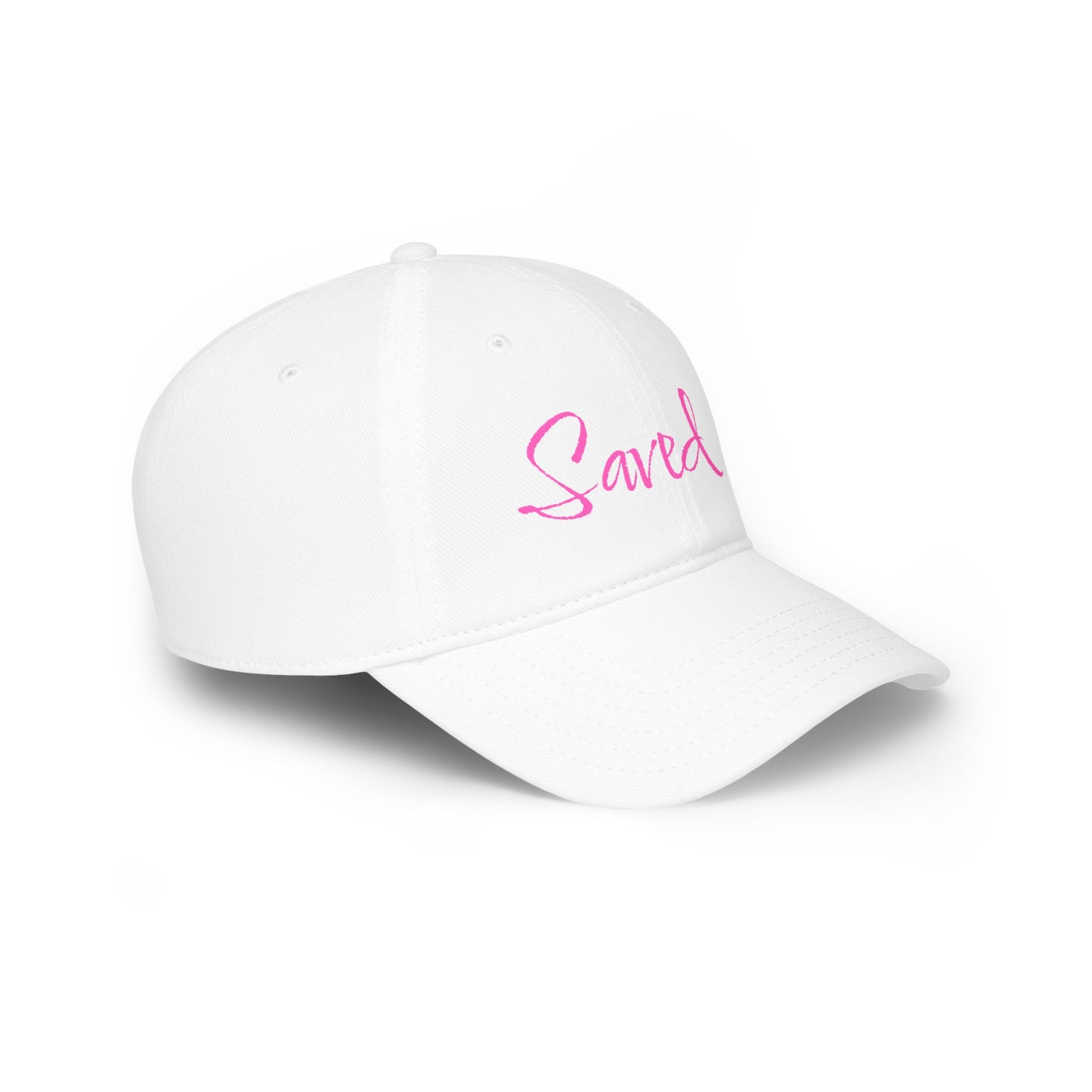 Saved - Pink - Low Profile Baseball Cap - Easter - Mother's Day - Father's Day - Easter 1