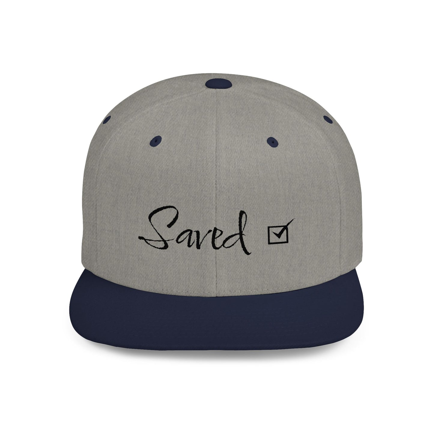 Saved - Black - Embroidered - Low Profile Baseball Cap - Easter - Mother's Day - Father's Day - Easter 1