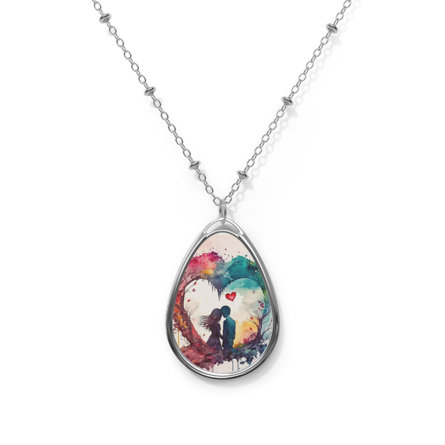 In Love - Oval Necklace - Mother's Day - Jewelry