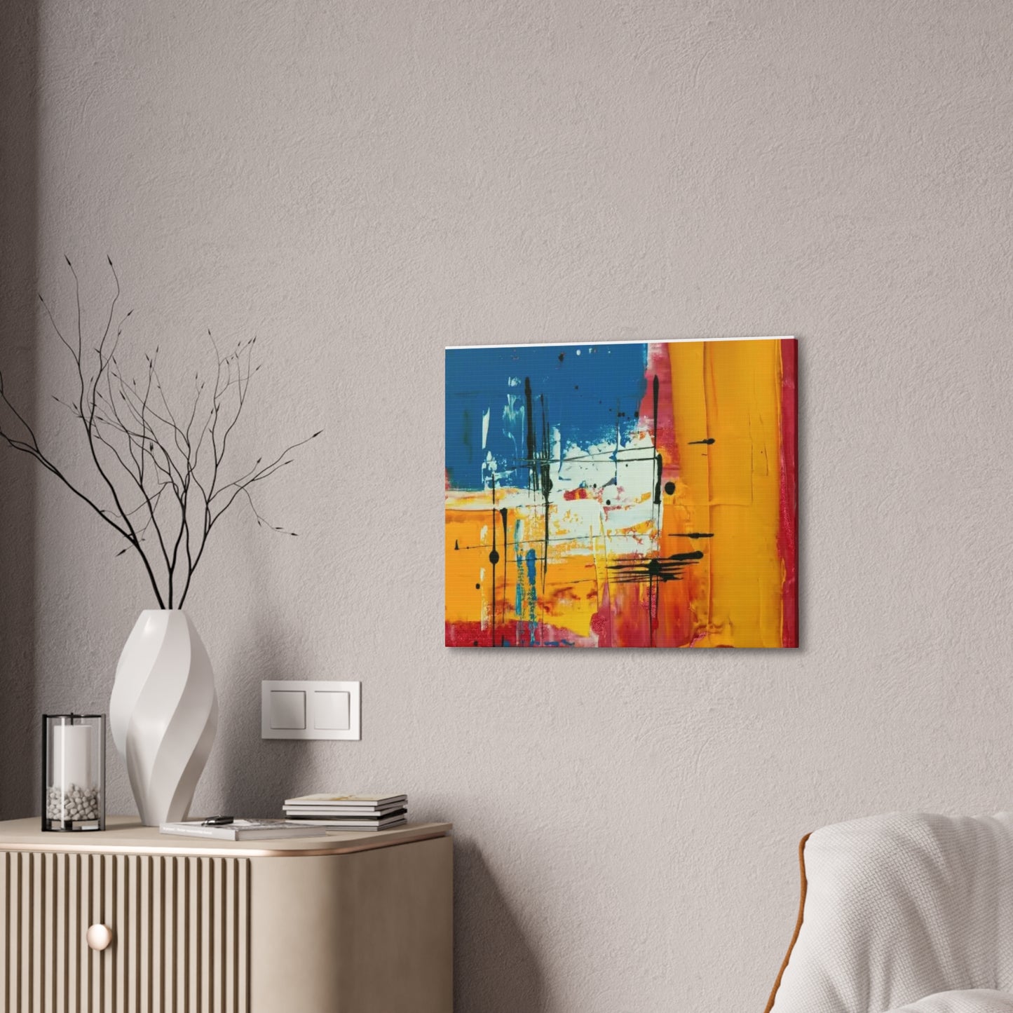 Beautiful Abstract Colors - Canvas Stretched, 0.75"