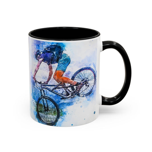 Mountain Bike - Accent Coffee Mug (11, 15oz)