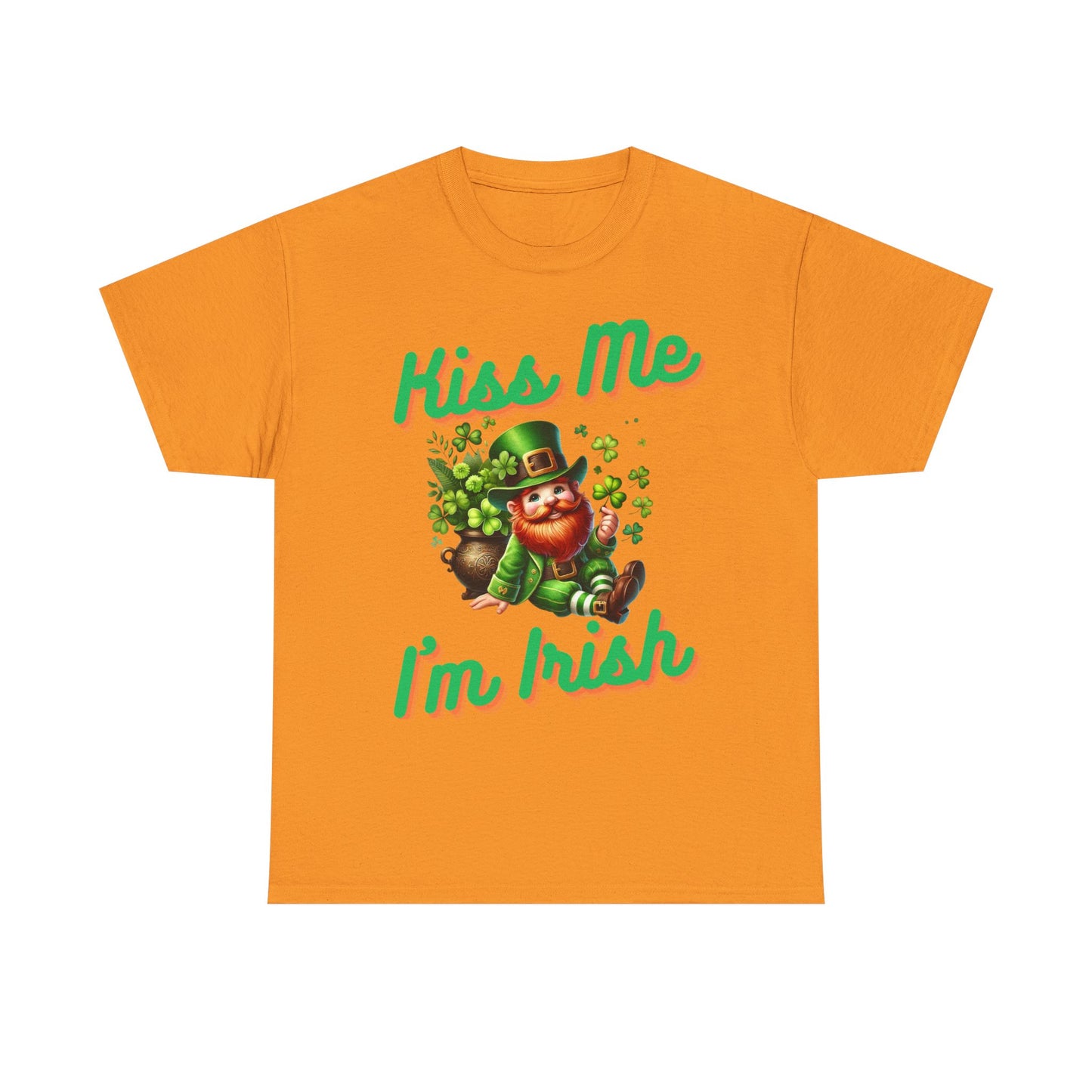 Kiss Me I'm Irish - Unisex Heavy Cotton Tee - St. Patrick's Day - T-Shirts