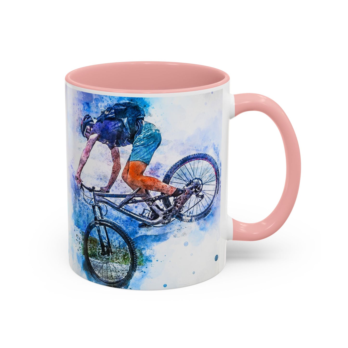 Mountain Bike - Accent Coffee Mug (11, 15oz)