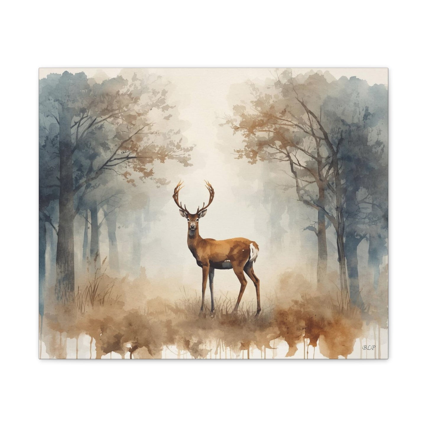 Lone Buck - Canvas Stretched, 0.75" - 2026 Wall Art - Animals