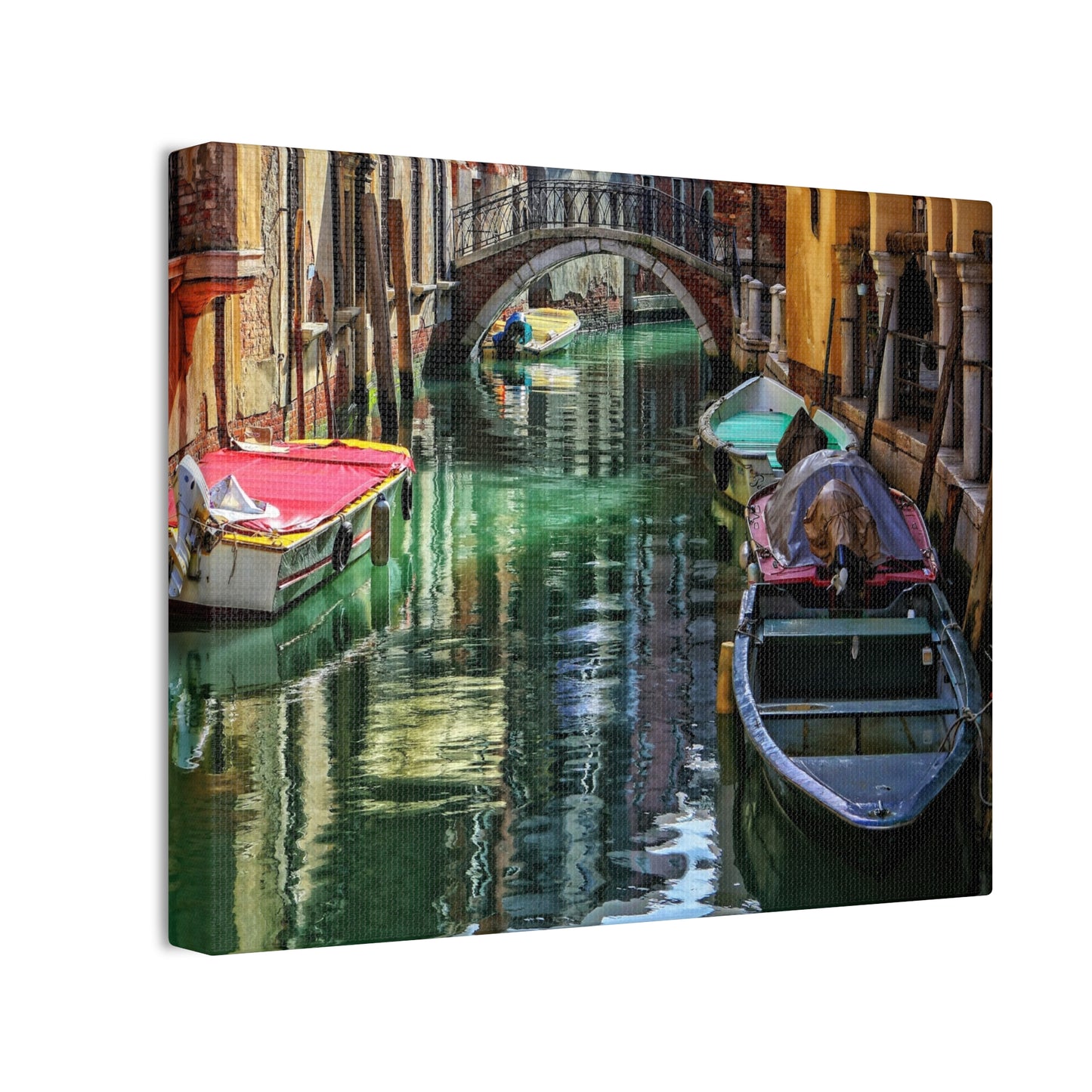 a-Venice Canal 1 - Canvas Stretched, 0.75"