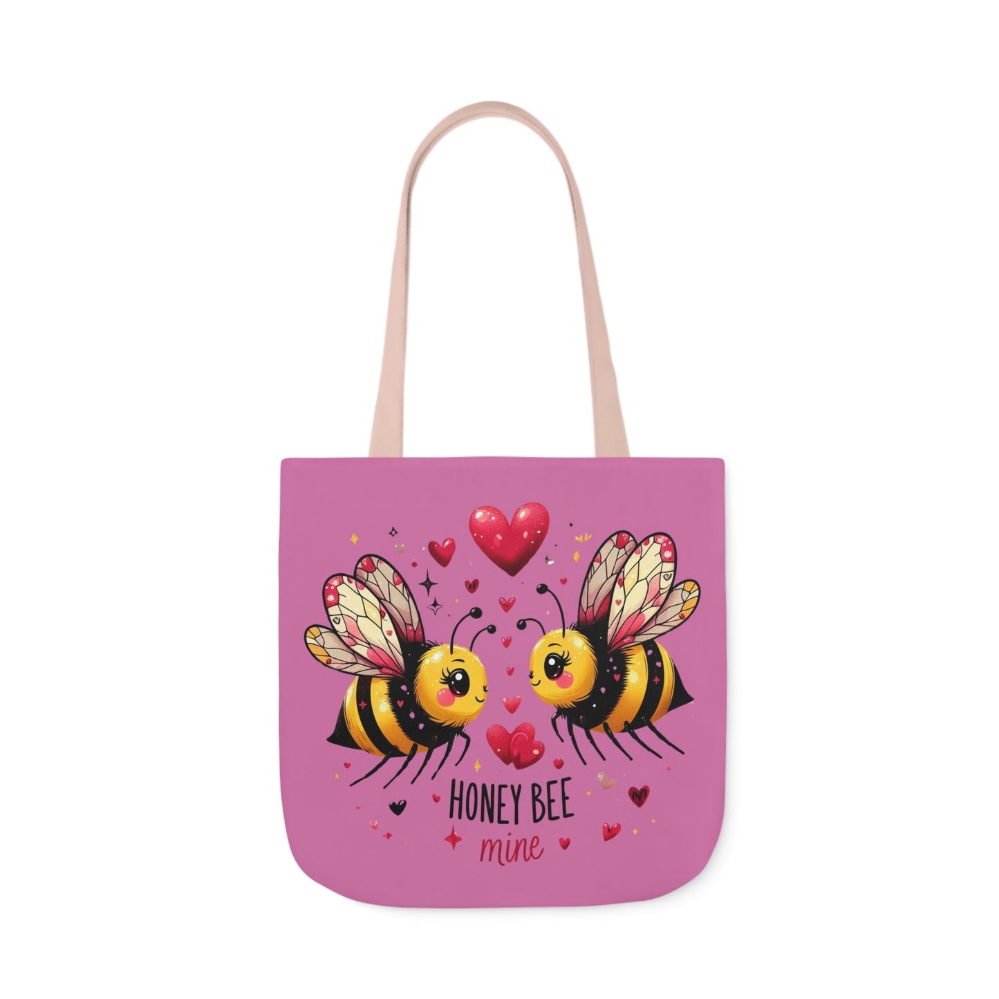 Valentines - Canvas Tote Bag, 5-Color Straps