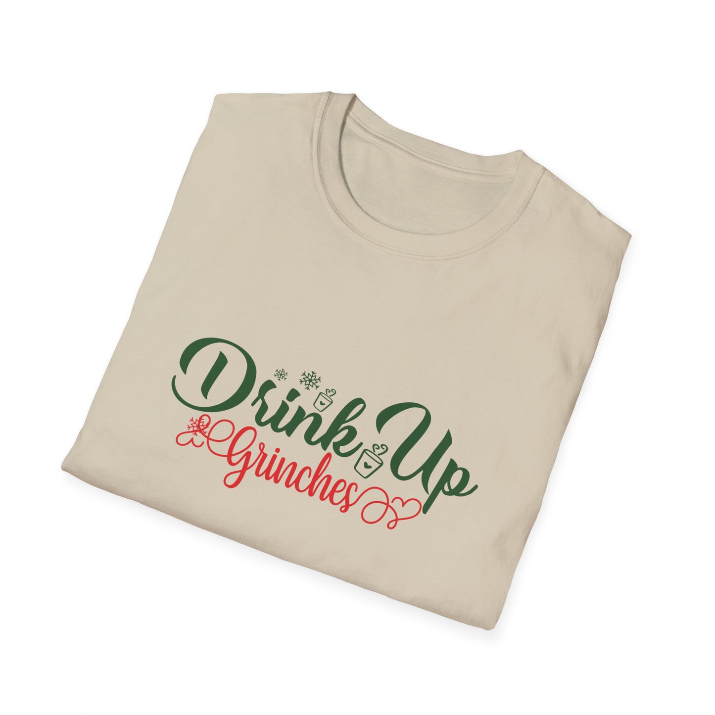 Drink Up -vUnisex Softstyle T-Shirt Christmas