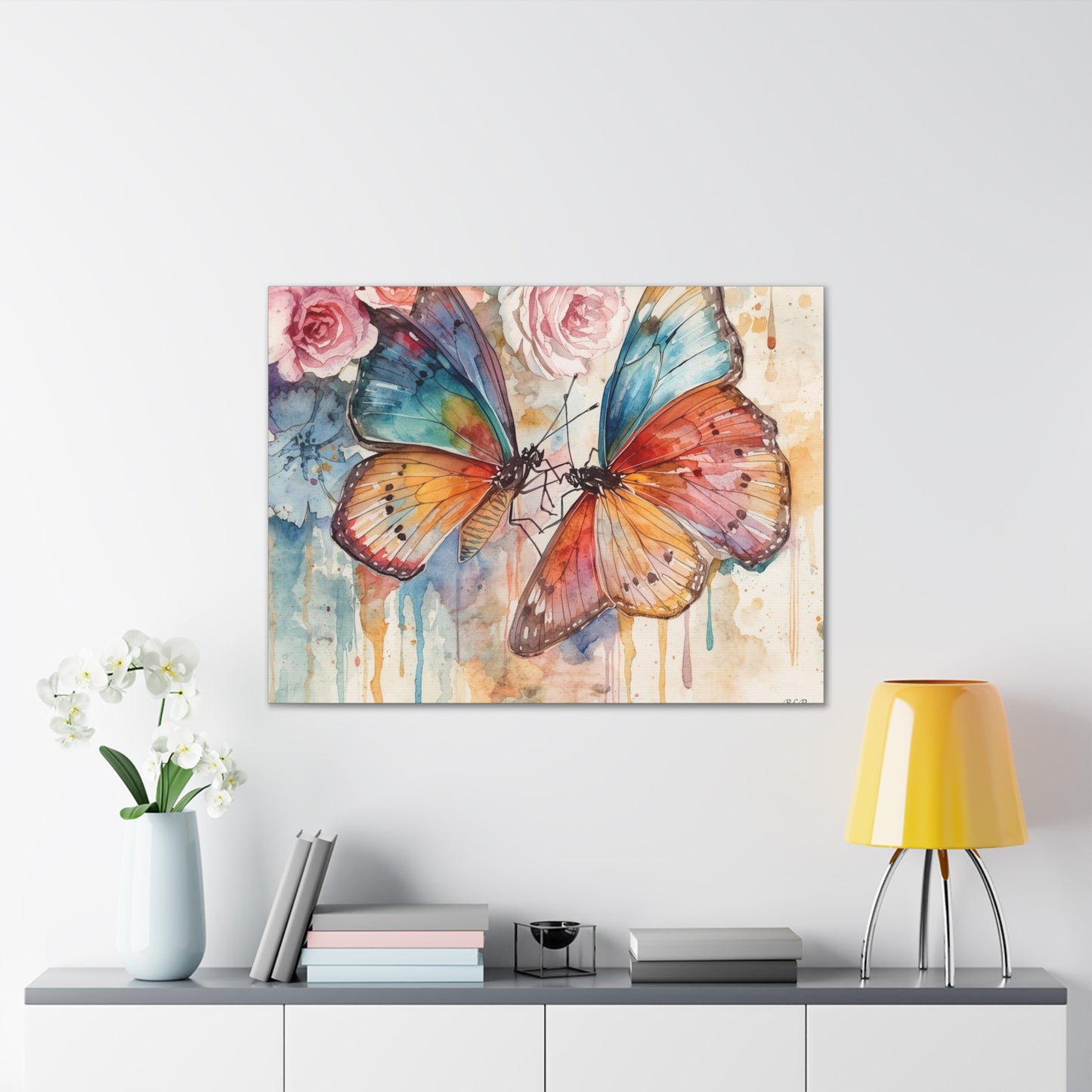 Butterflies - Canvas Stretched, 0.75" - 2026 Wall Art - Animals