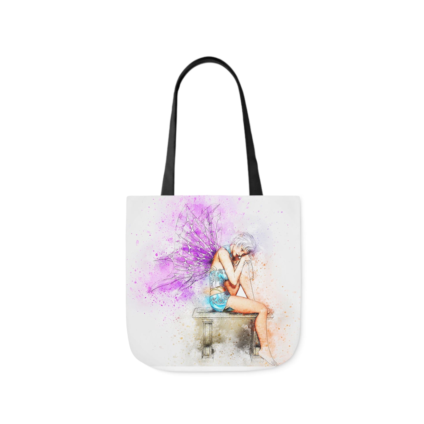 Fairy - Canvas Tote Bag, 5-Color Straps