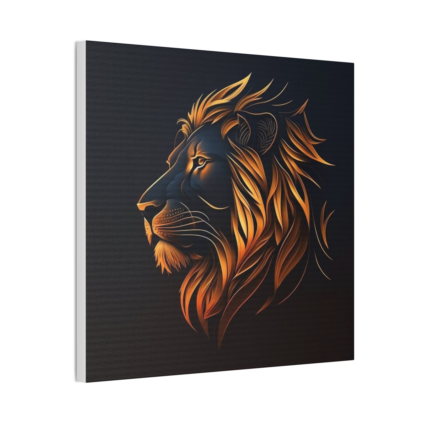 Lion - Canvas Stretched, 0.75"