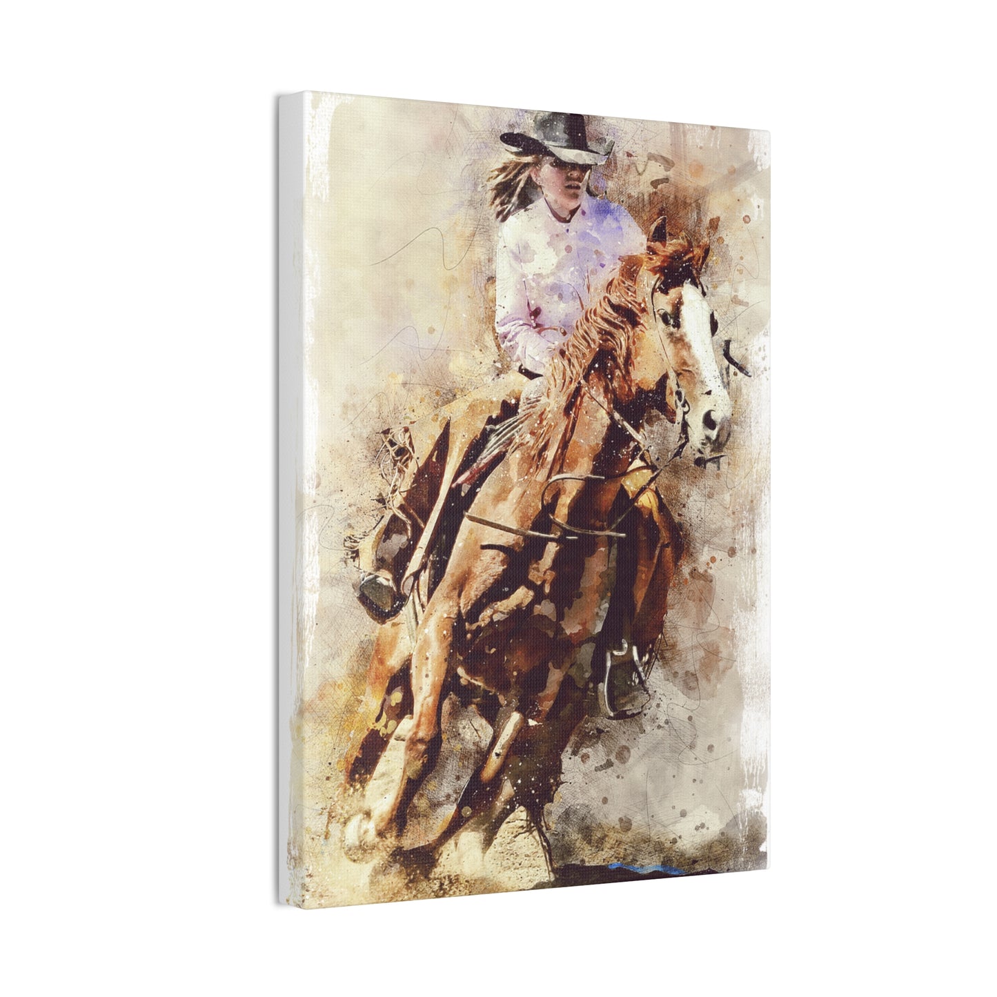 Barrel Racer - Canvas Stretched, 0.75" - Mother's Day