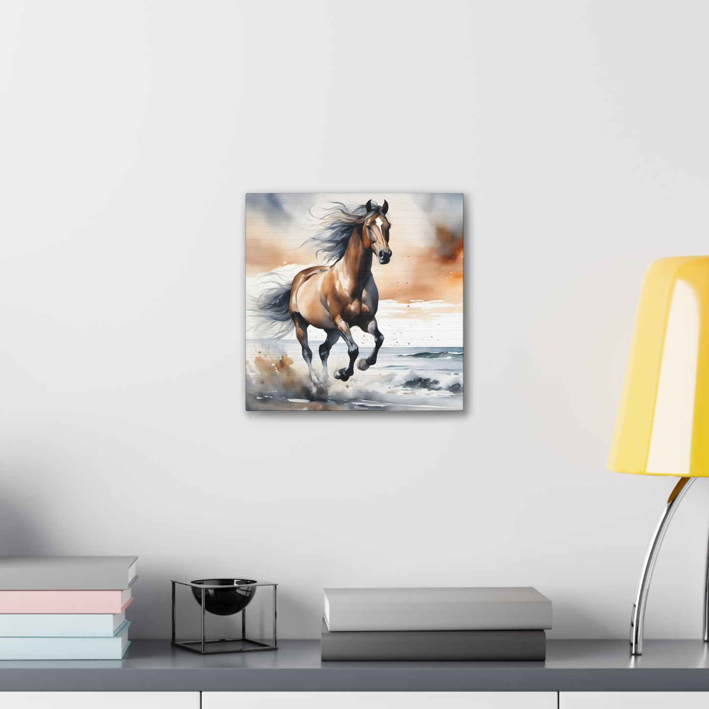 Ab - Beautiful Horse - Canvas Stretched, 0.75"