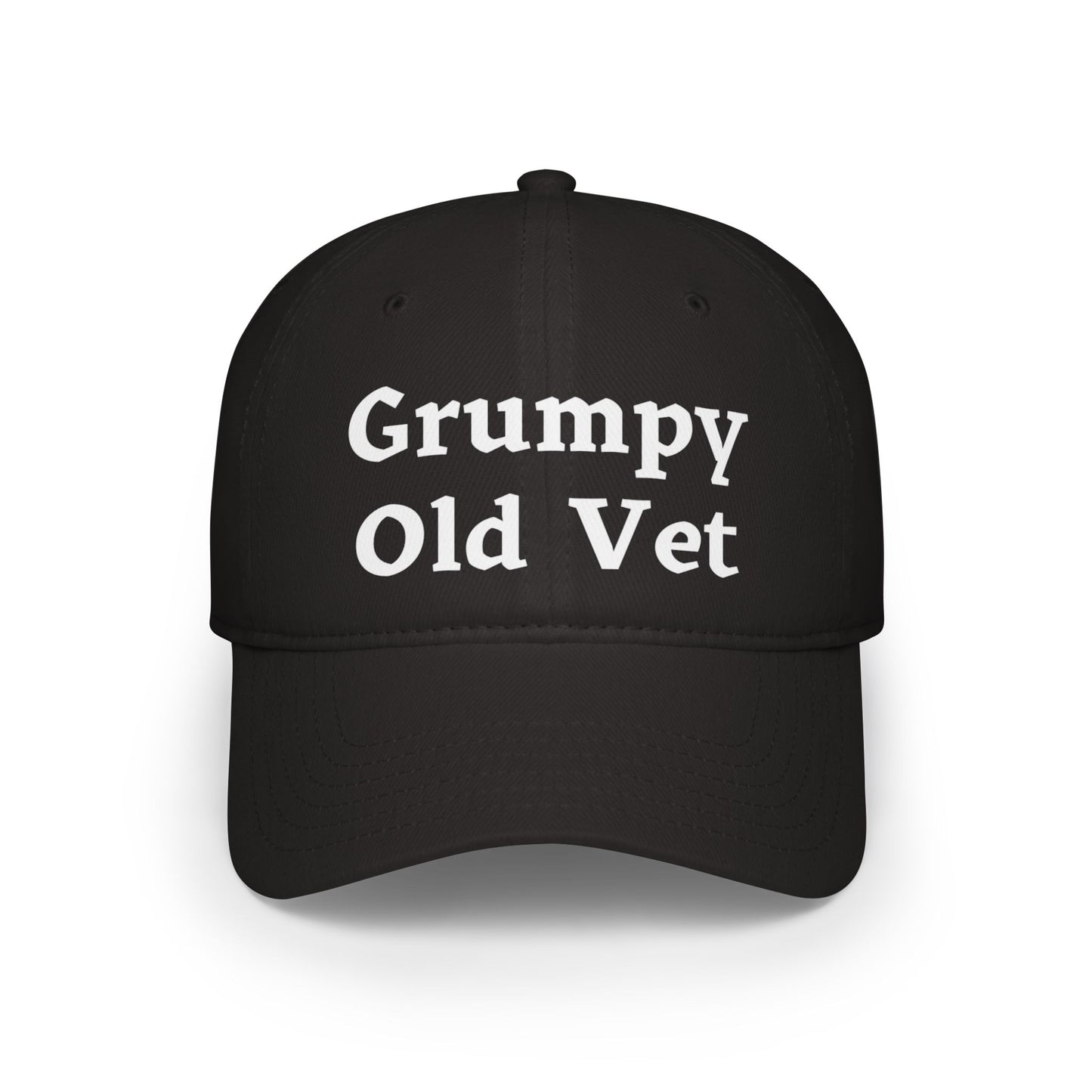 Grumpy Old Vet - Low Profile Ball Cap - Veterans - ETSY