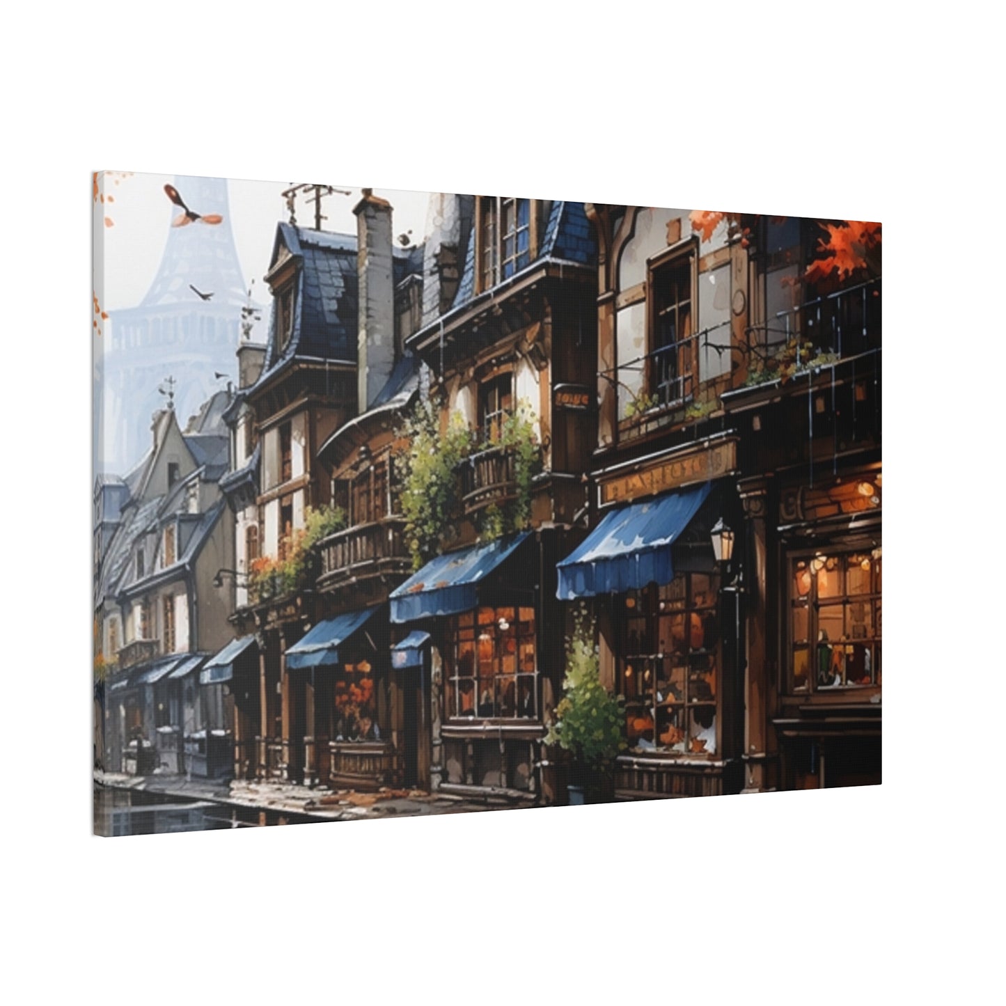 Store Fronts - Canvas Stretched, 0.75"