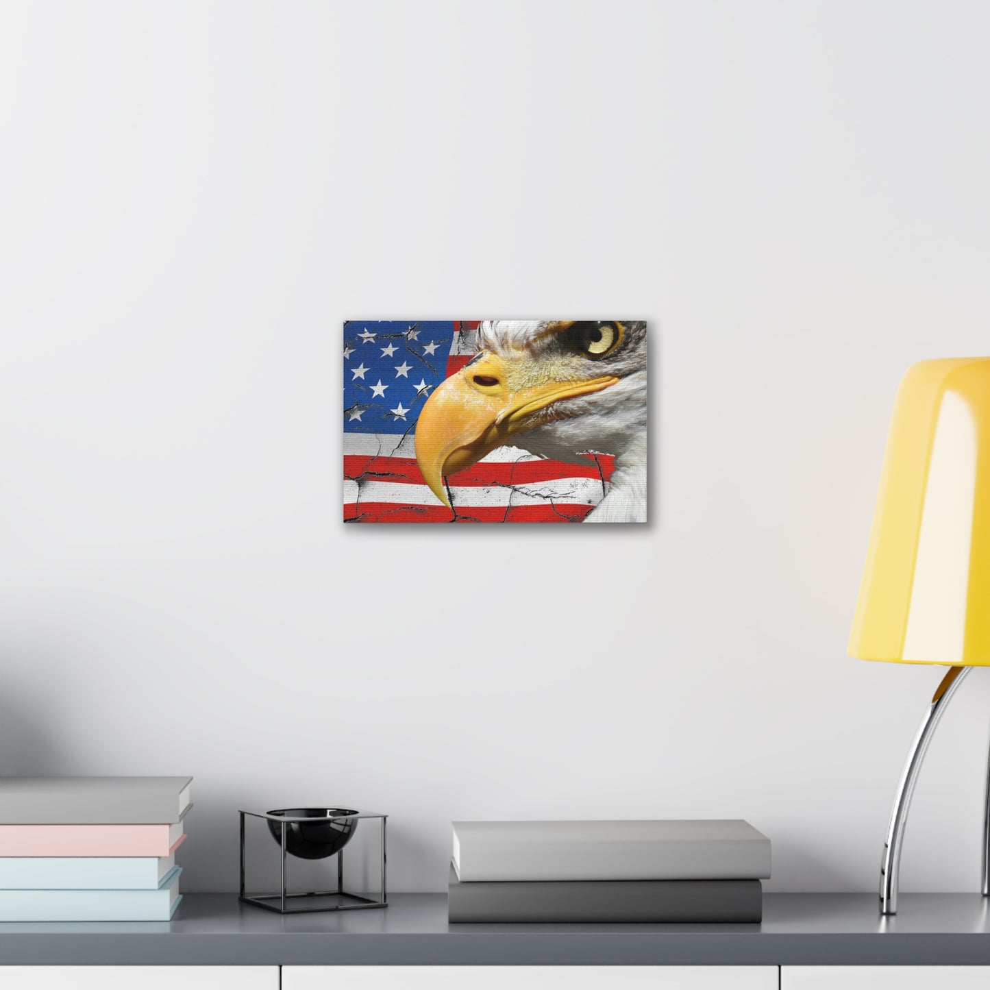 American Eagle - Canvas Stretched, 0.75" -  Military