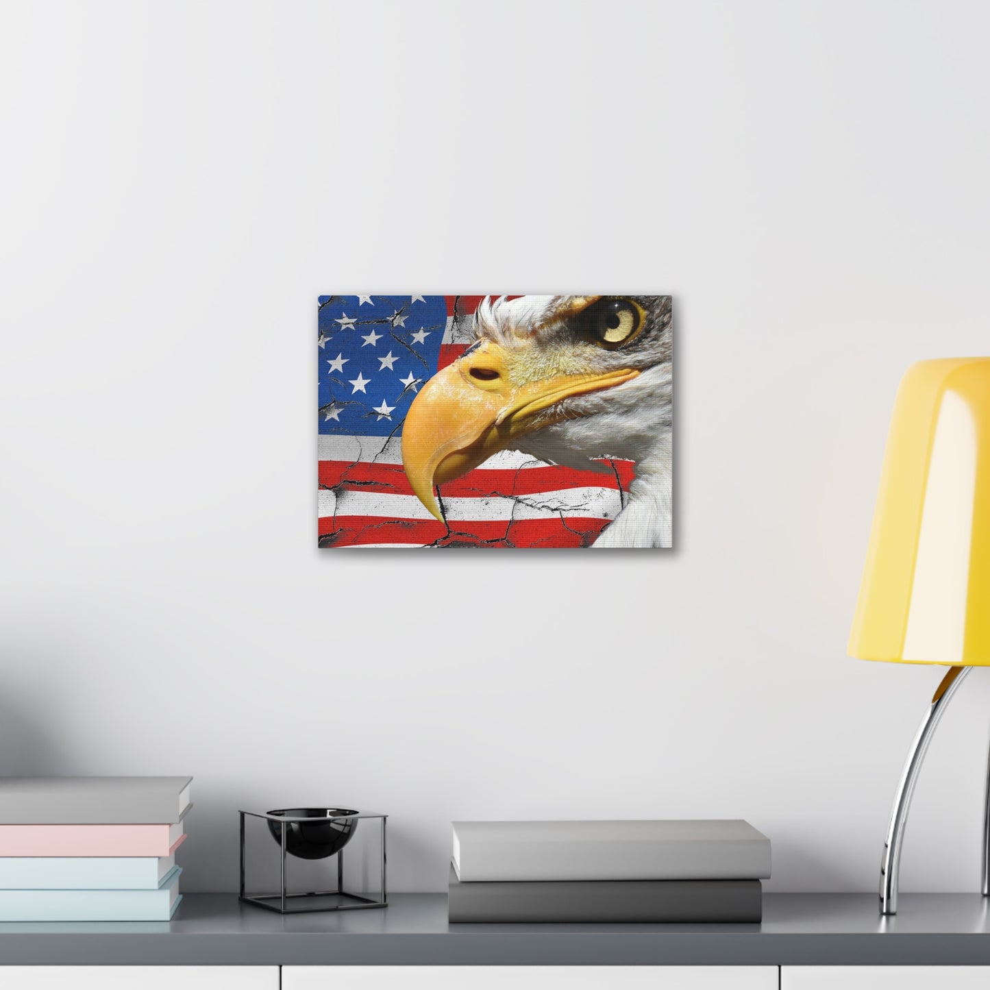 American Eagle - Canvas Stretched, 0.75" -  Military